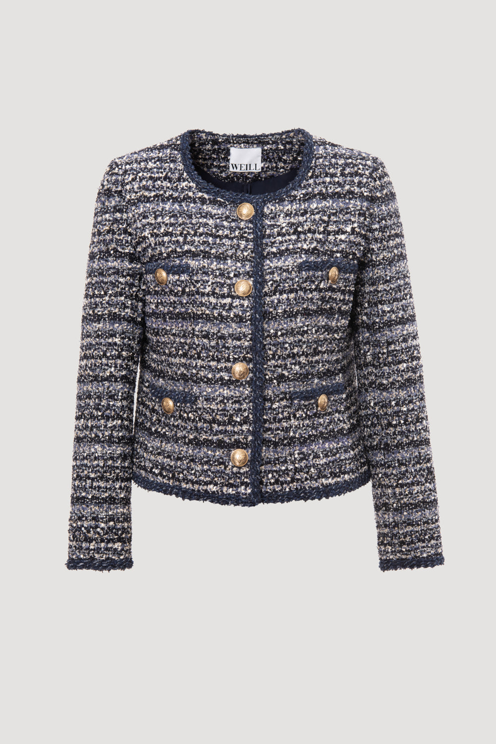 Veste en tweed esprit denim