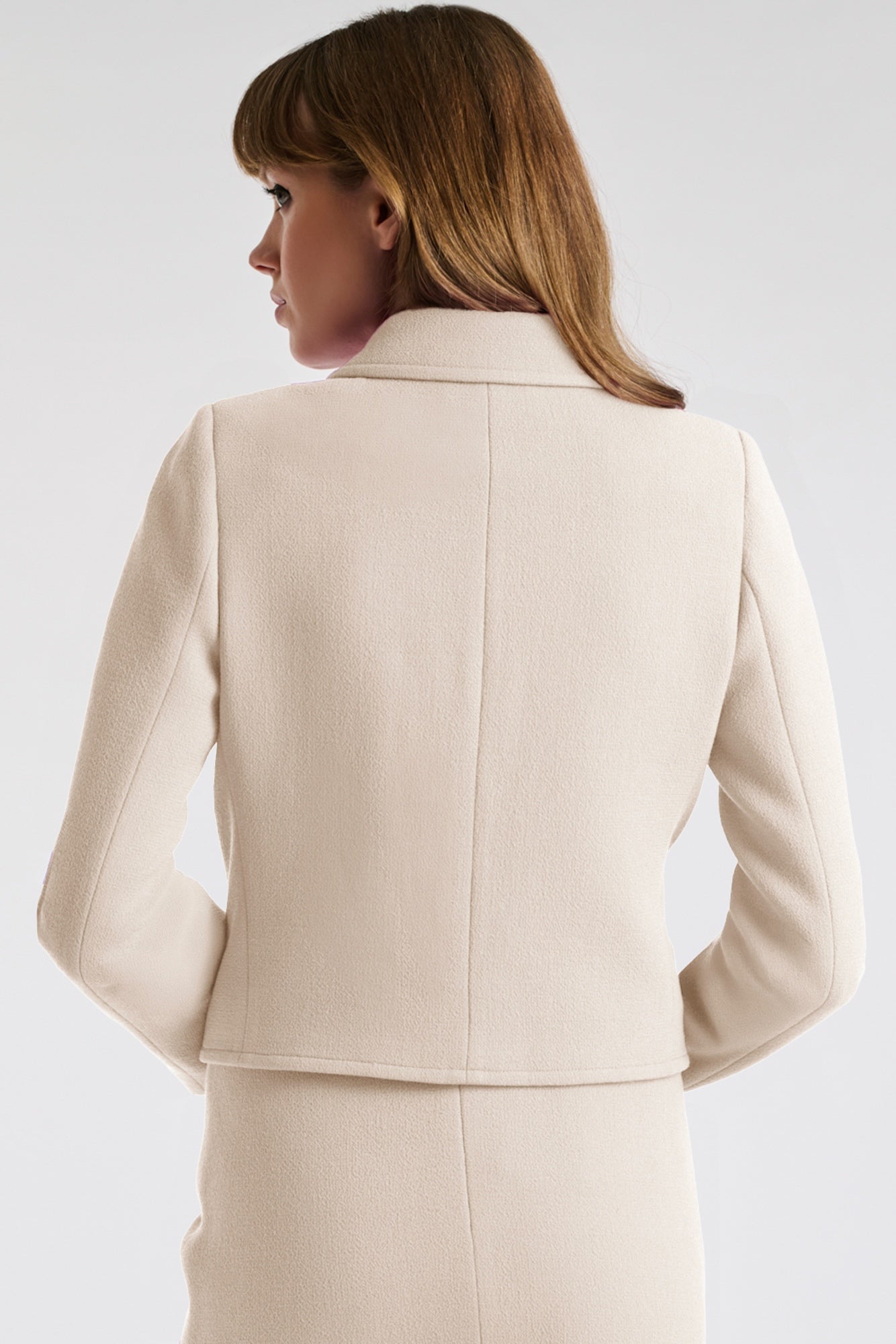 Veste en crêpe de laine