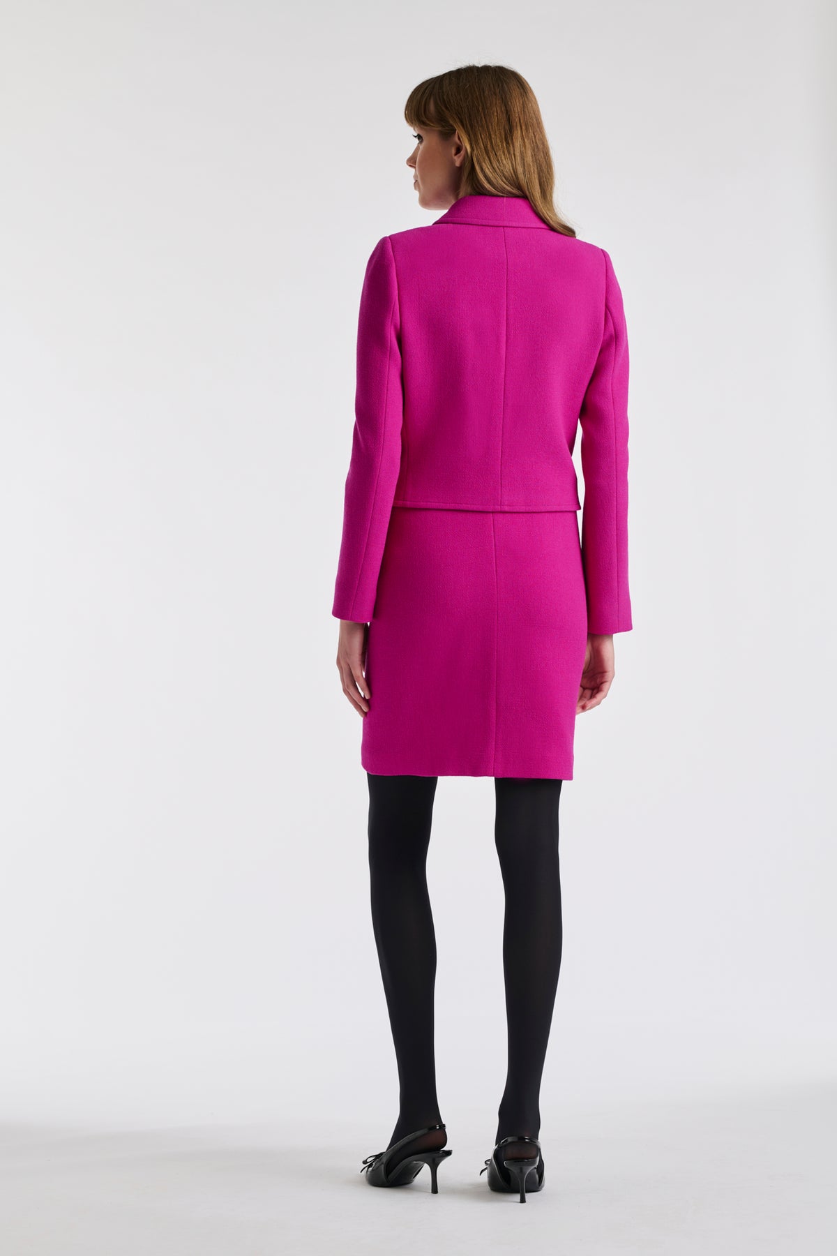 Veste en crêpe de laine