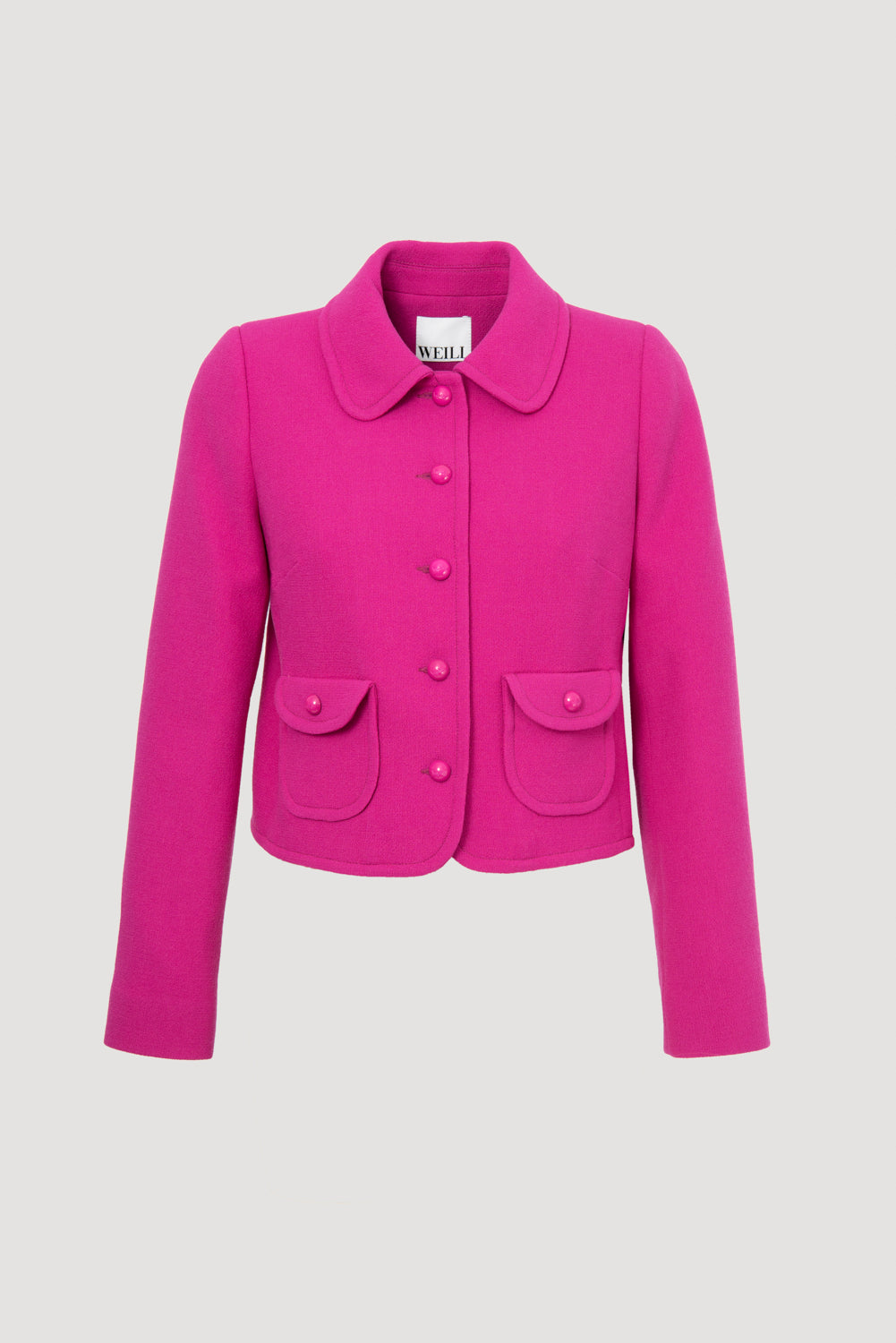 Veste en crêpe de laine