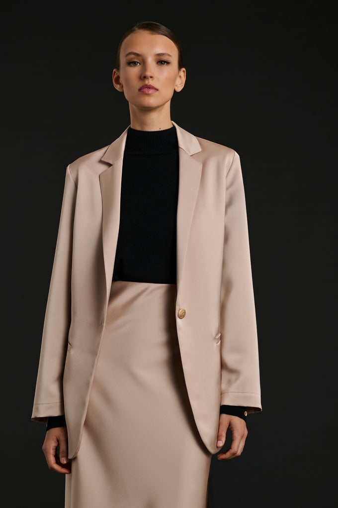 Blazer en satin