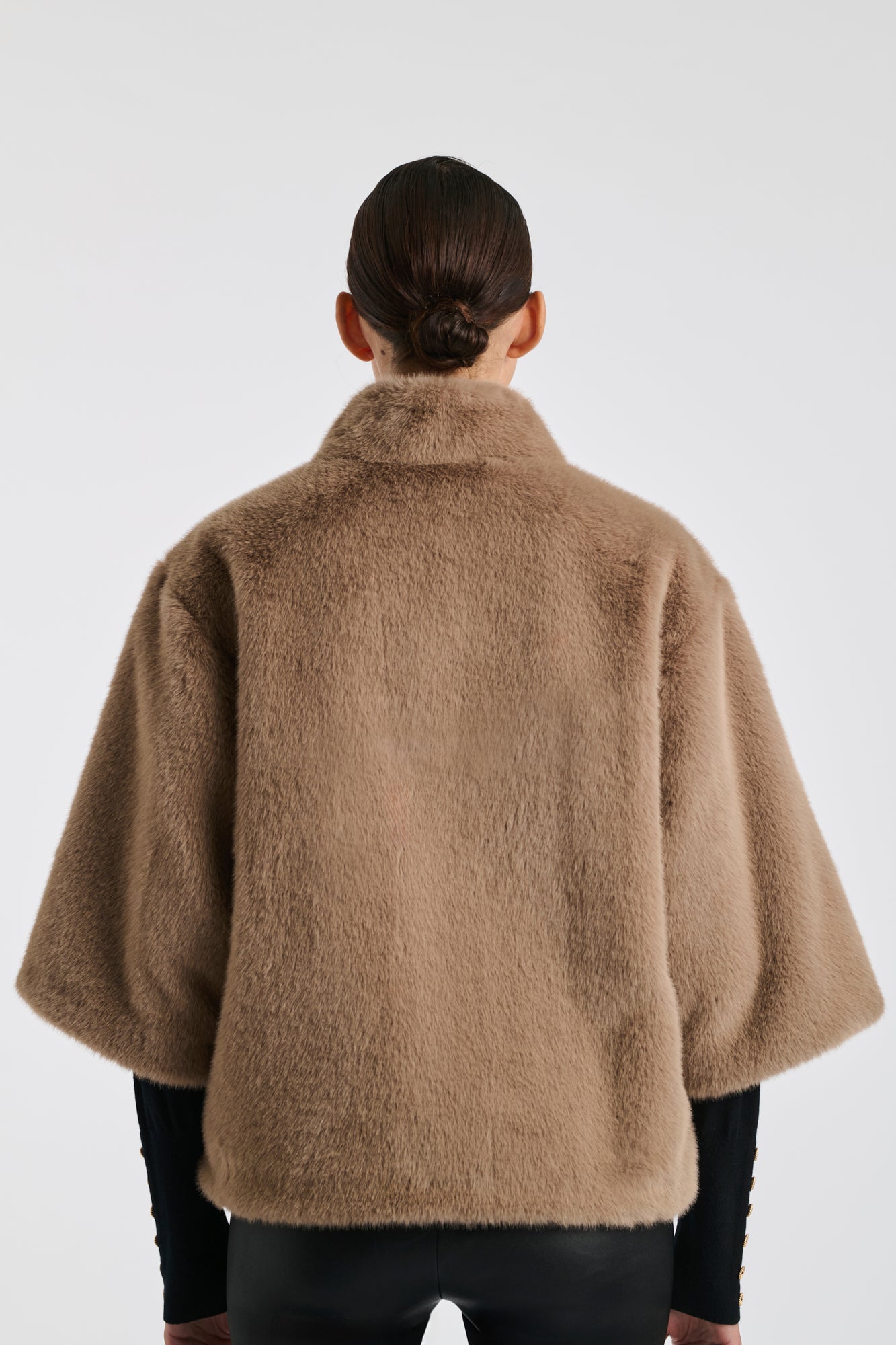 Eco-fur coat