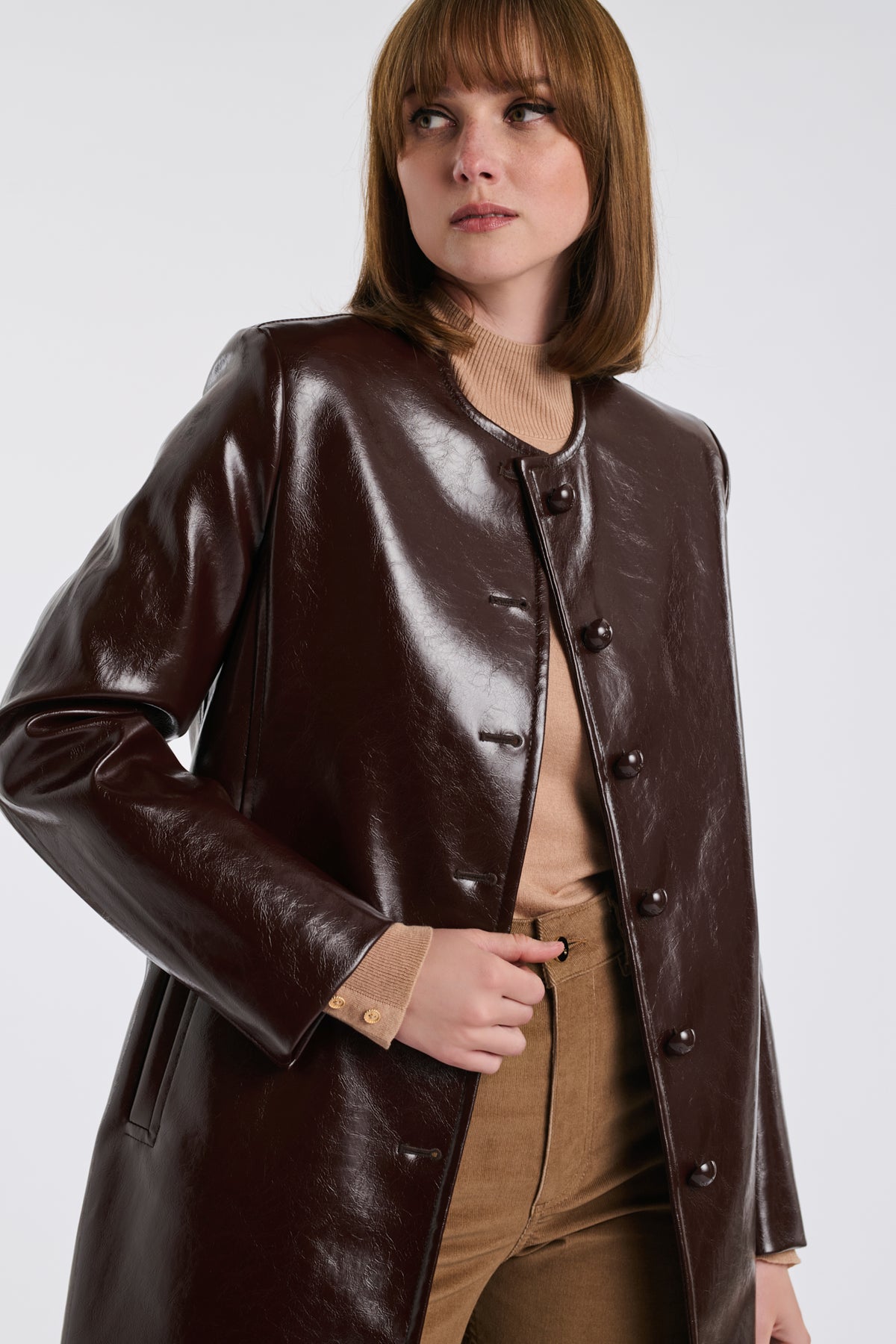 Manteau en vinyle