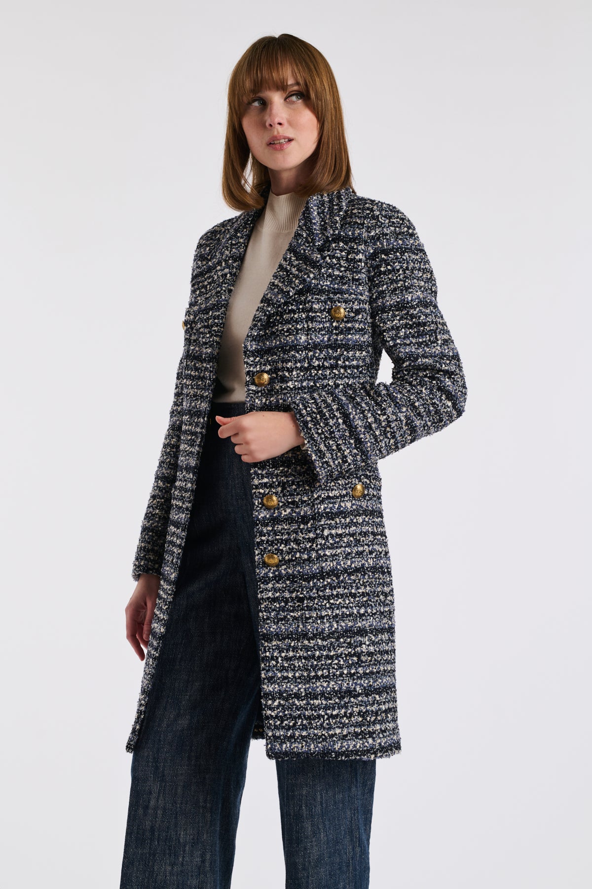 Manteau en tweed