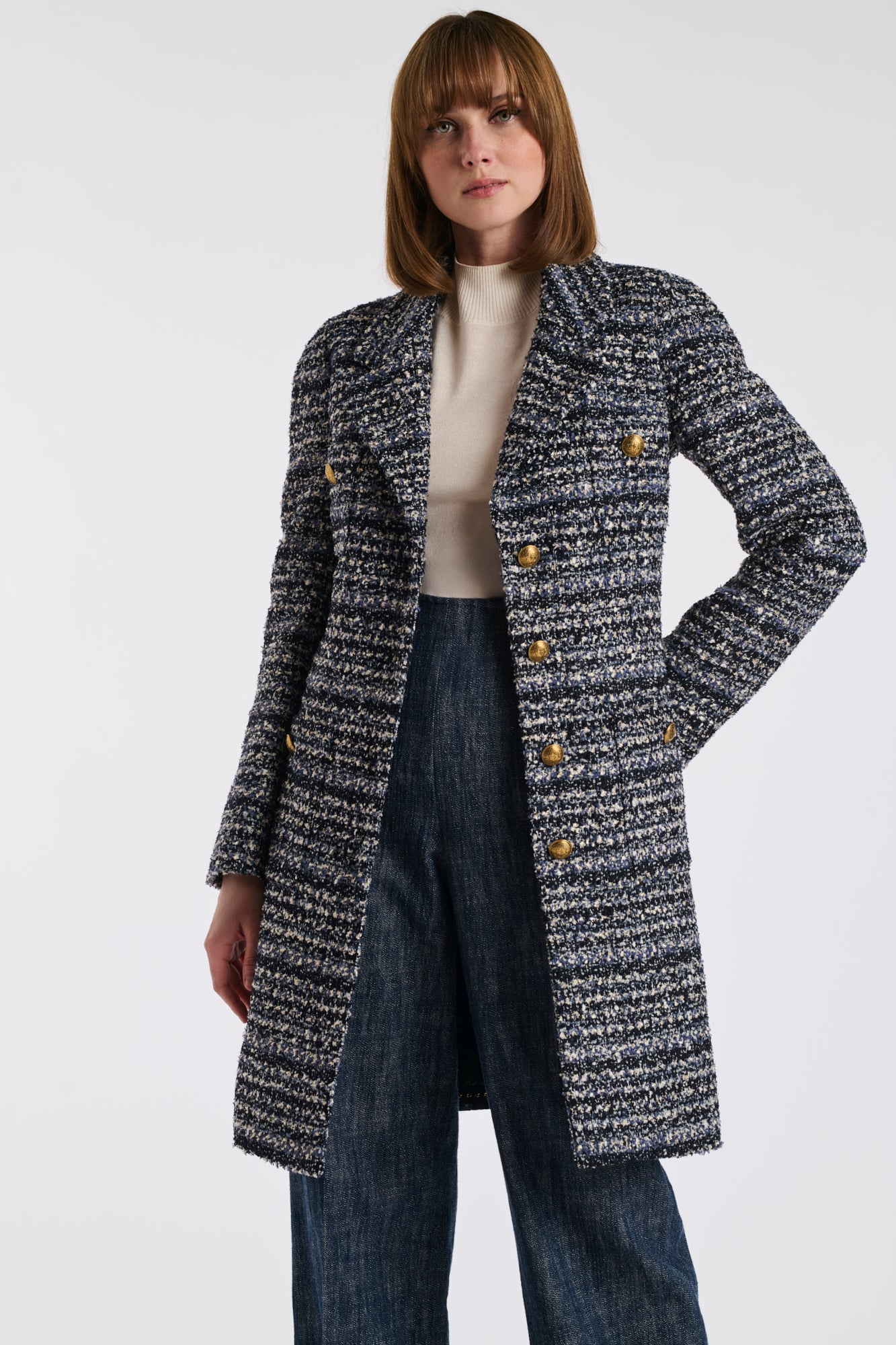 Manteau en tweed