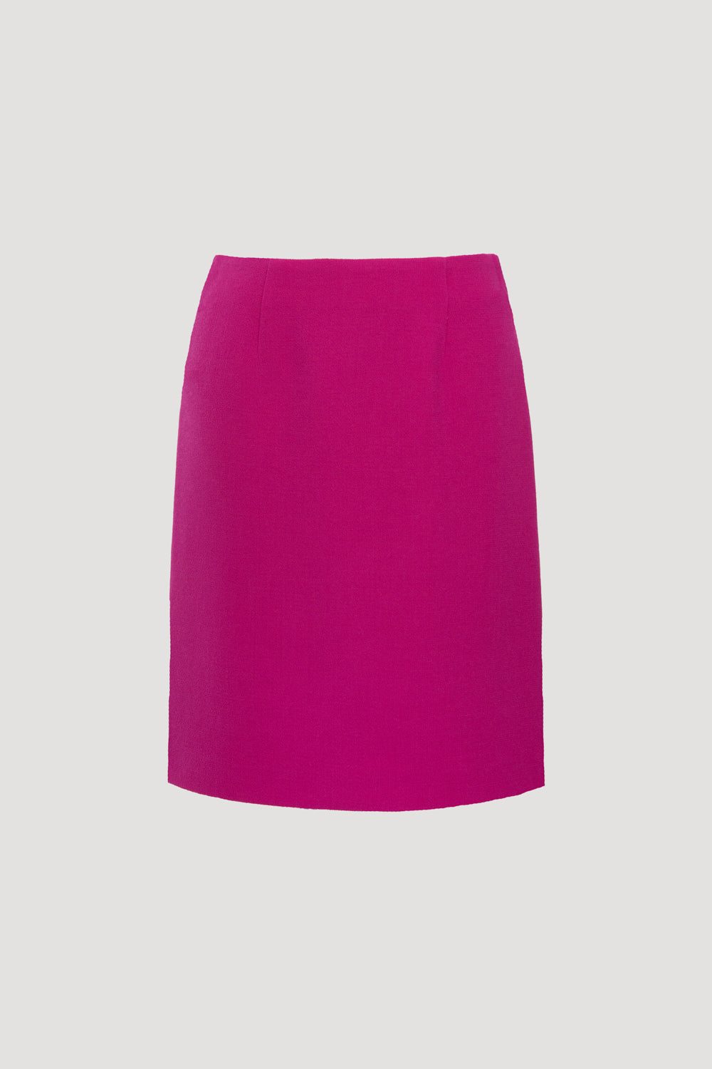 Wool crêpe pencil skirt