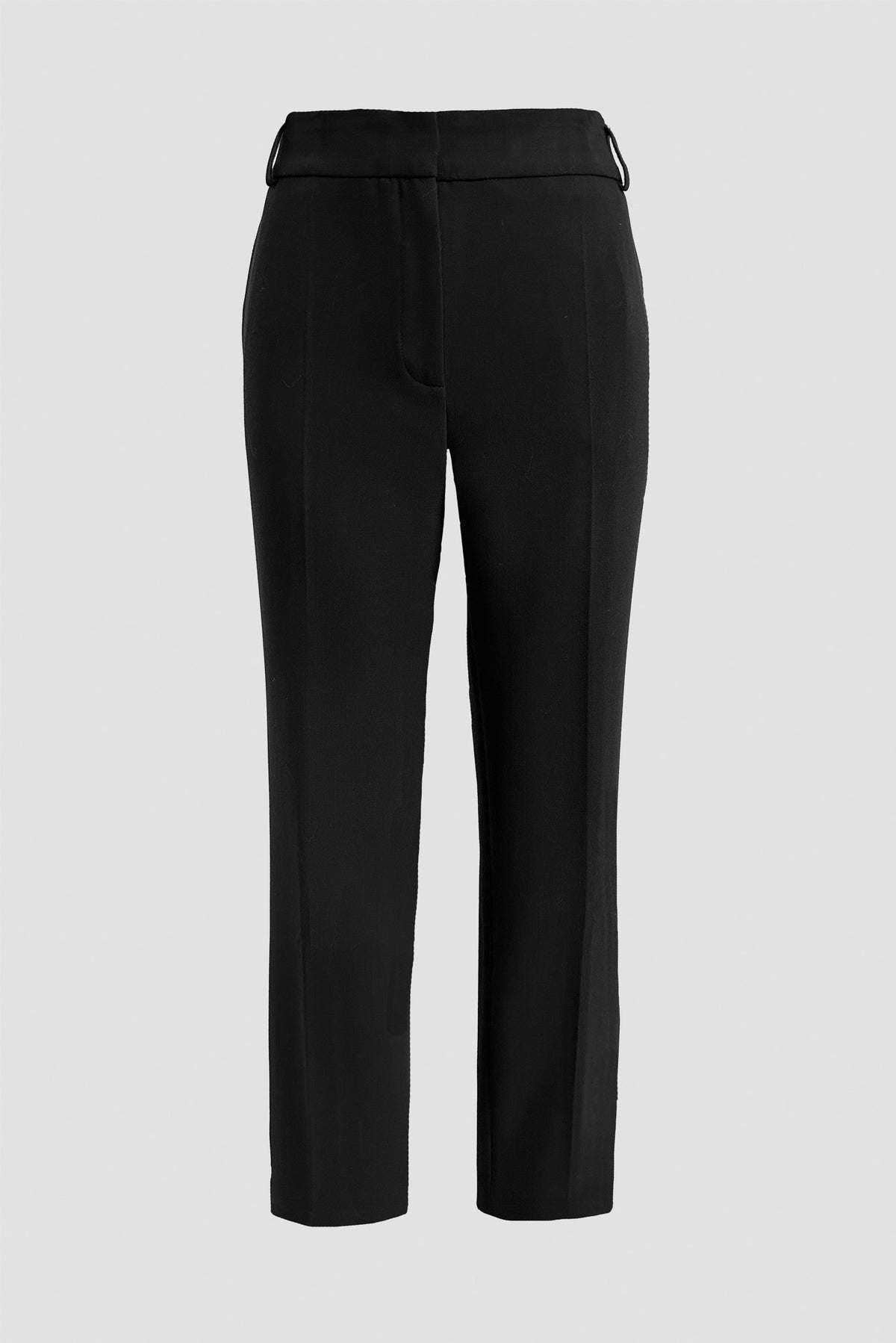 Pantalon cigarette en microfibre