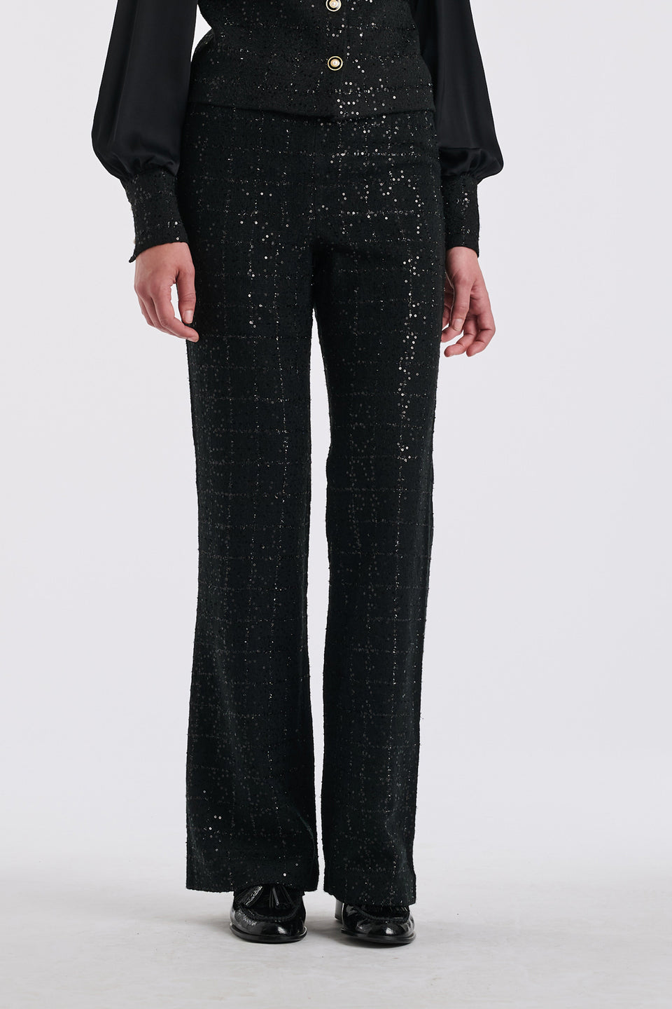 Pantalon en tweed