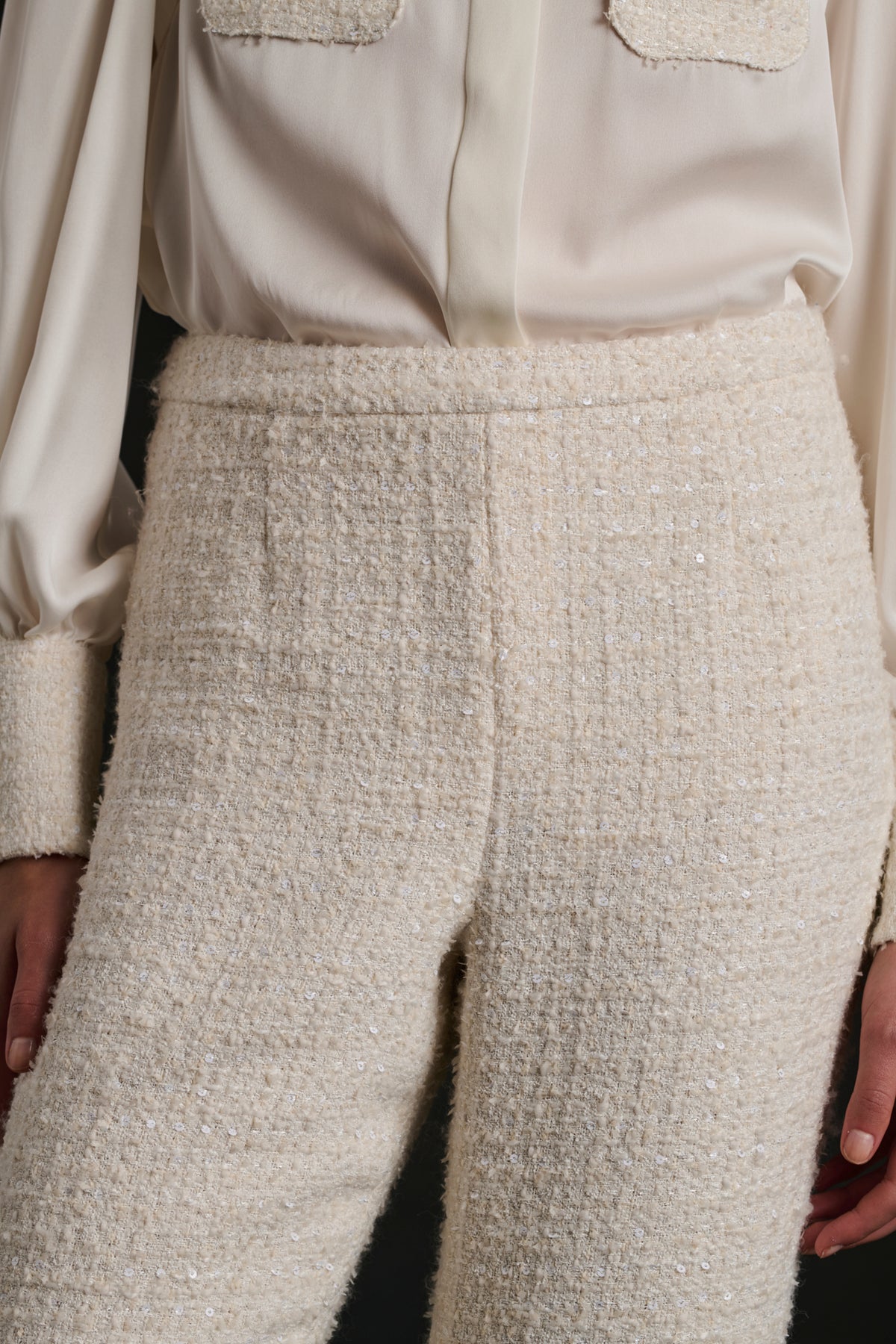 Pantalon en tweed