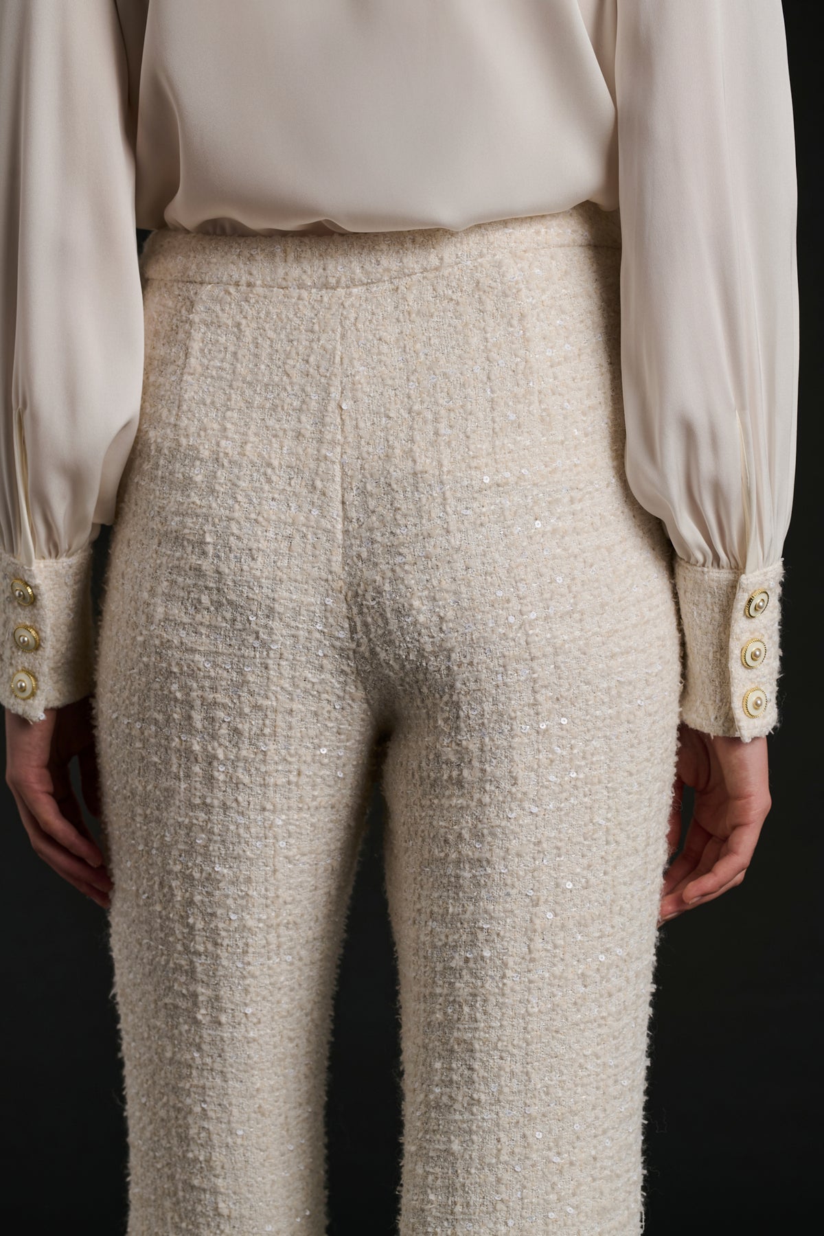 Pantalon en tweed