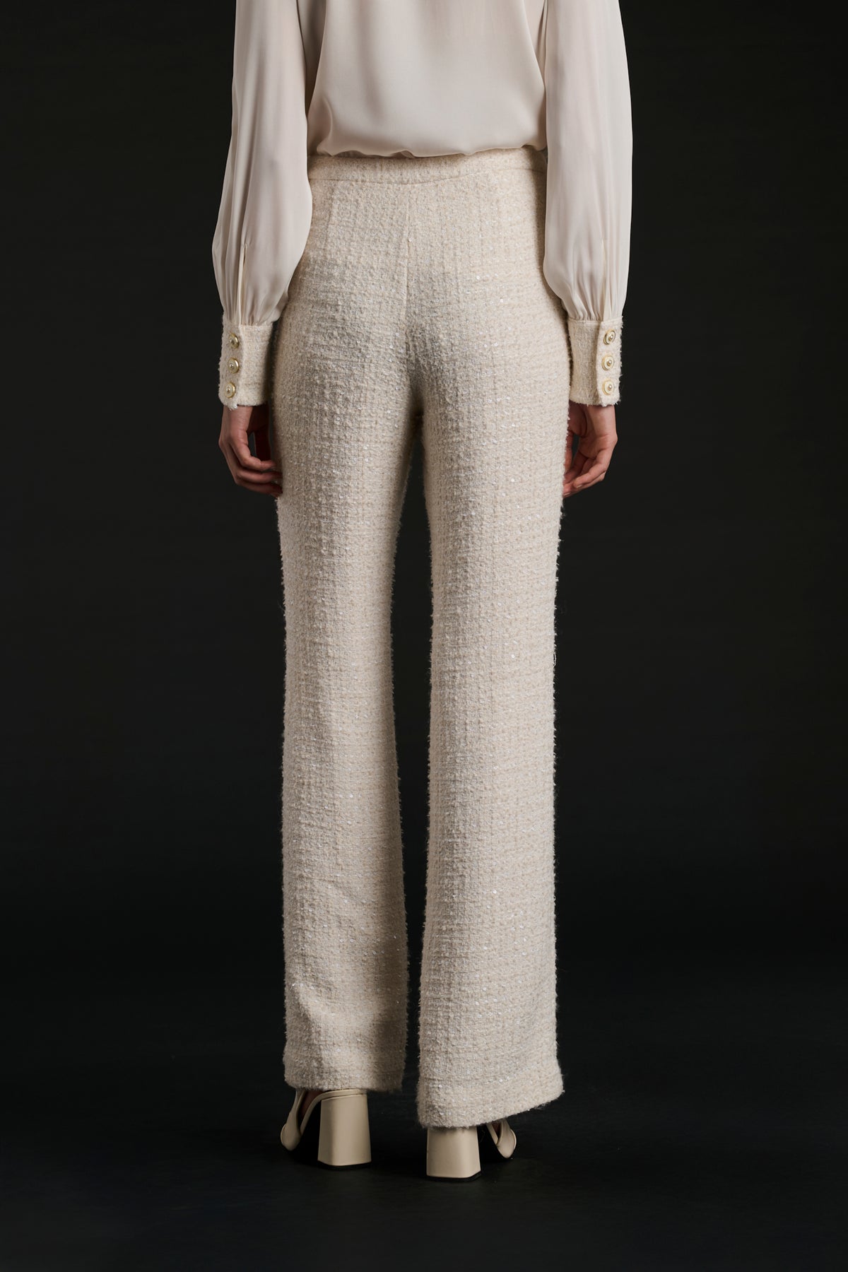Pantalon en tweed