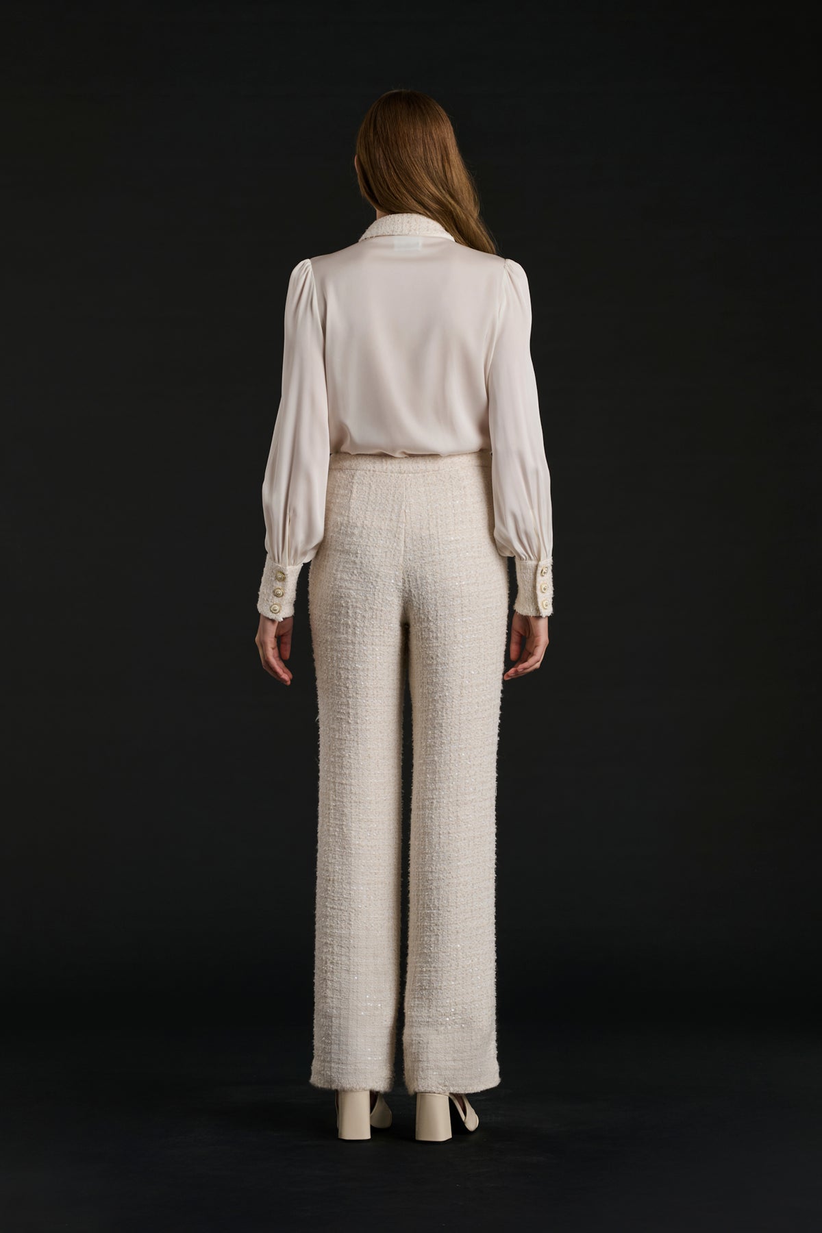 Pantalon en tweed