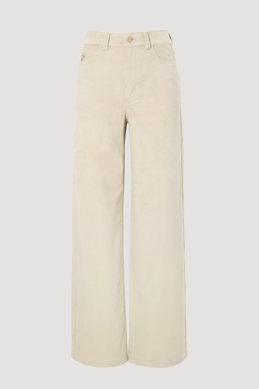 Jean large en velours côtelé