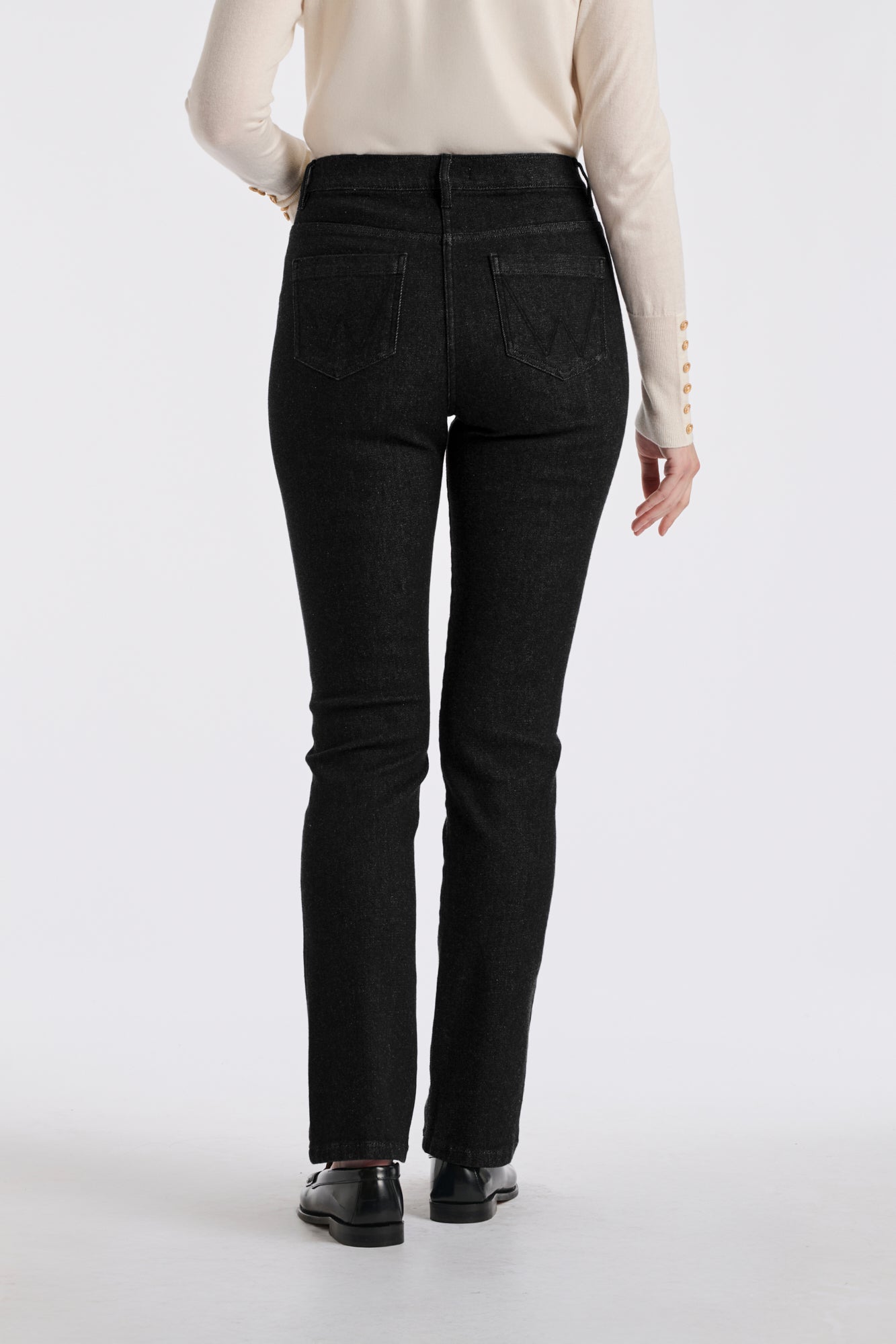Straight-leg jeans