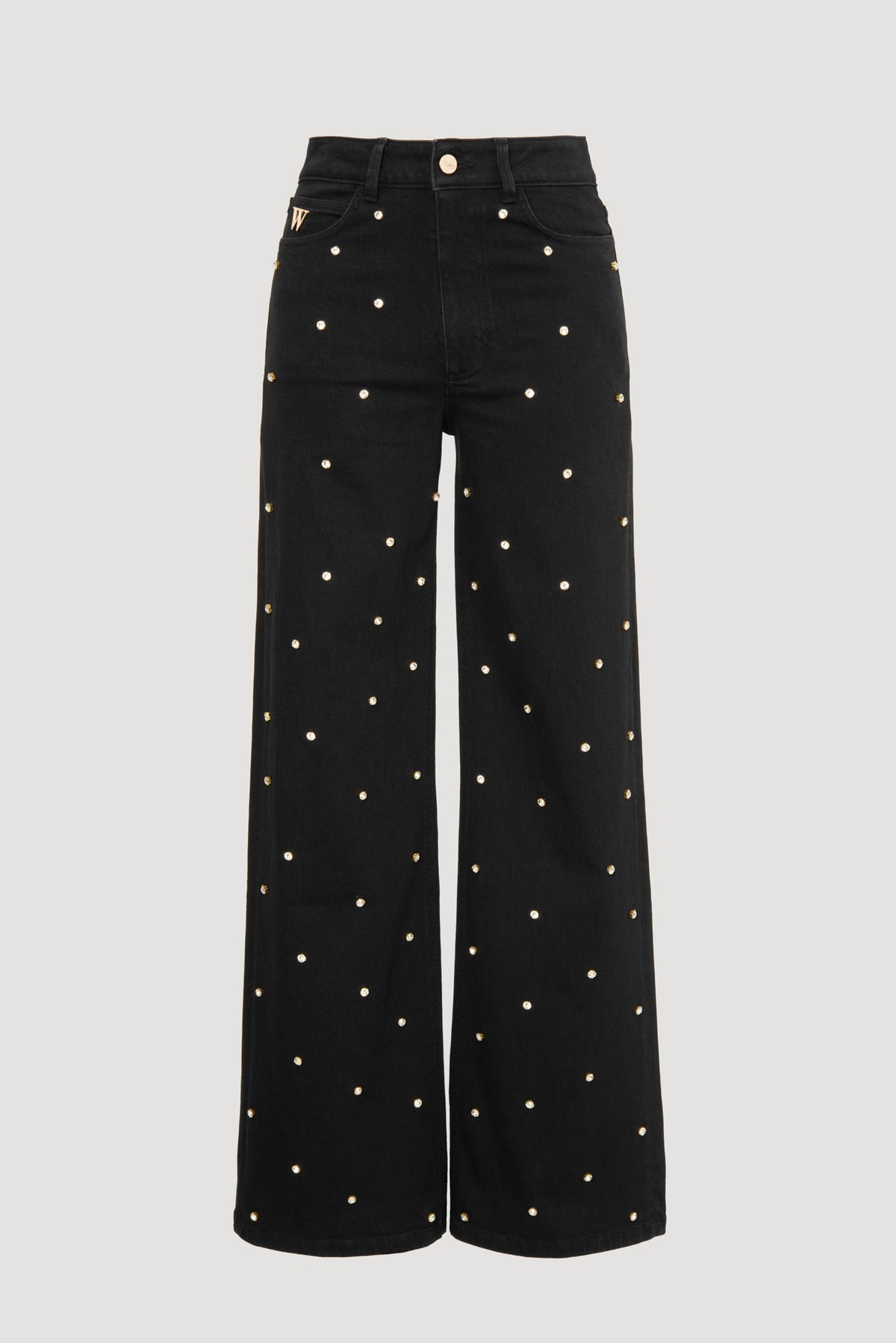 Jean large à strass