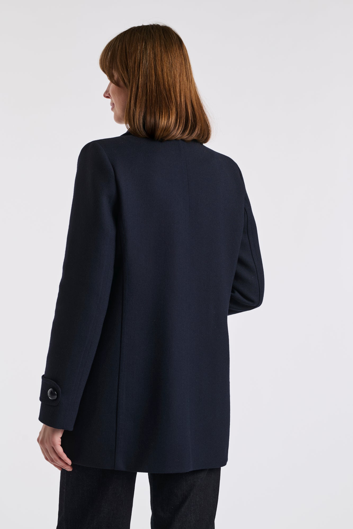 Caban en laine vierge mélangé