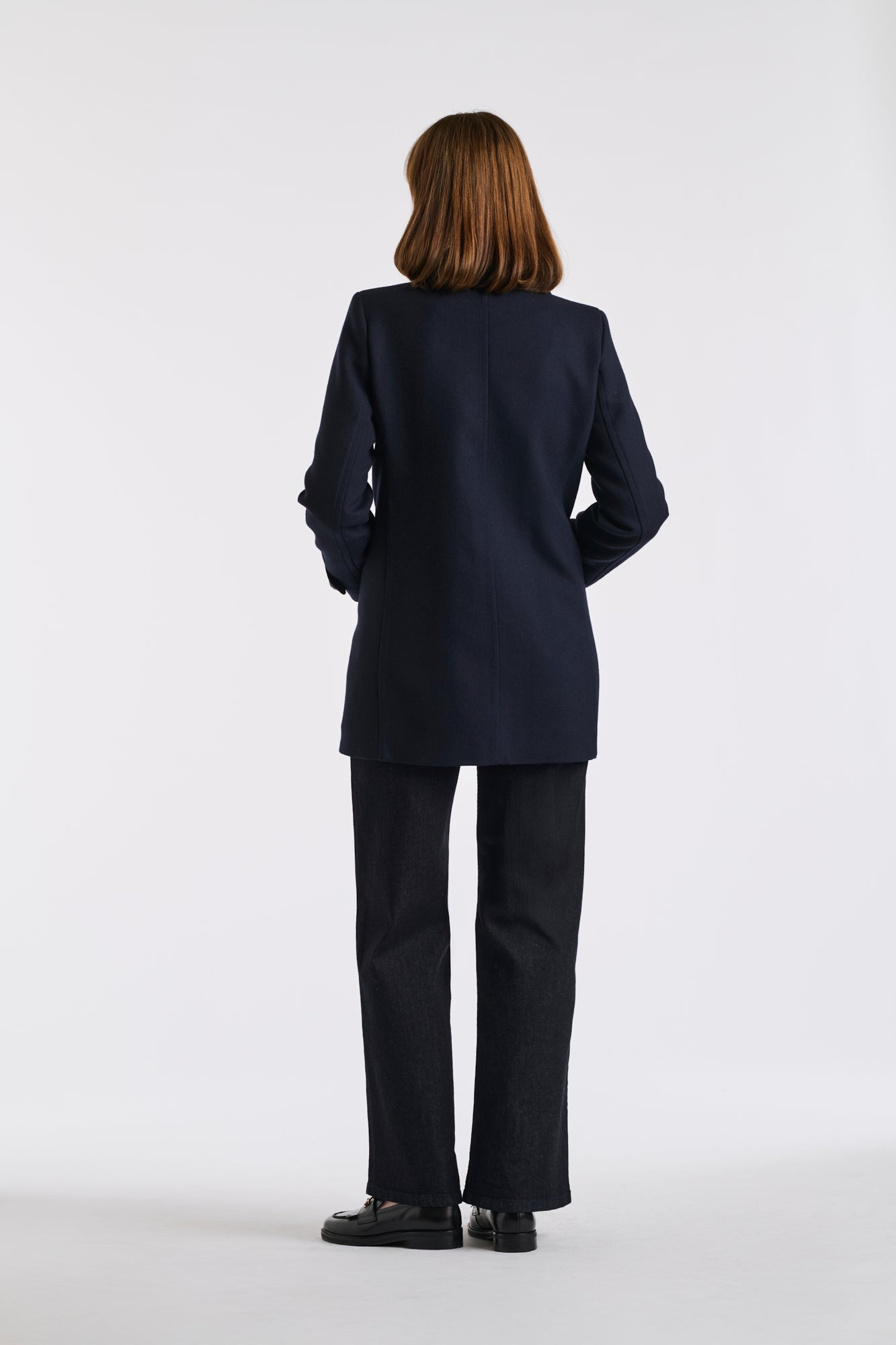 Caban en laine vierge mélangé