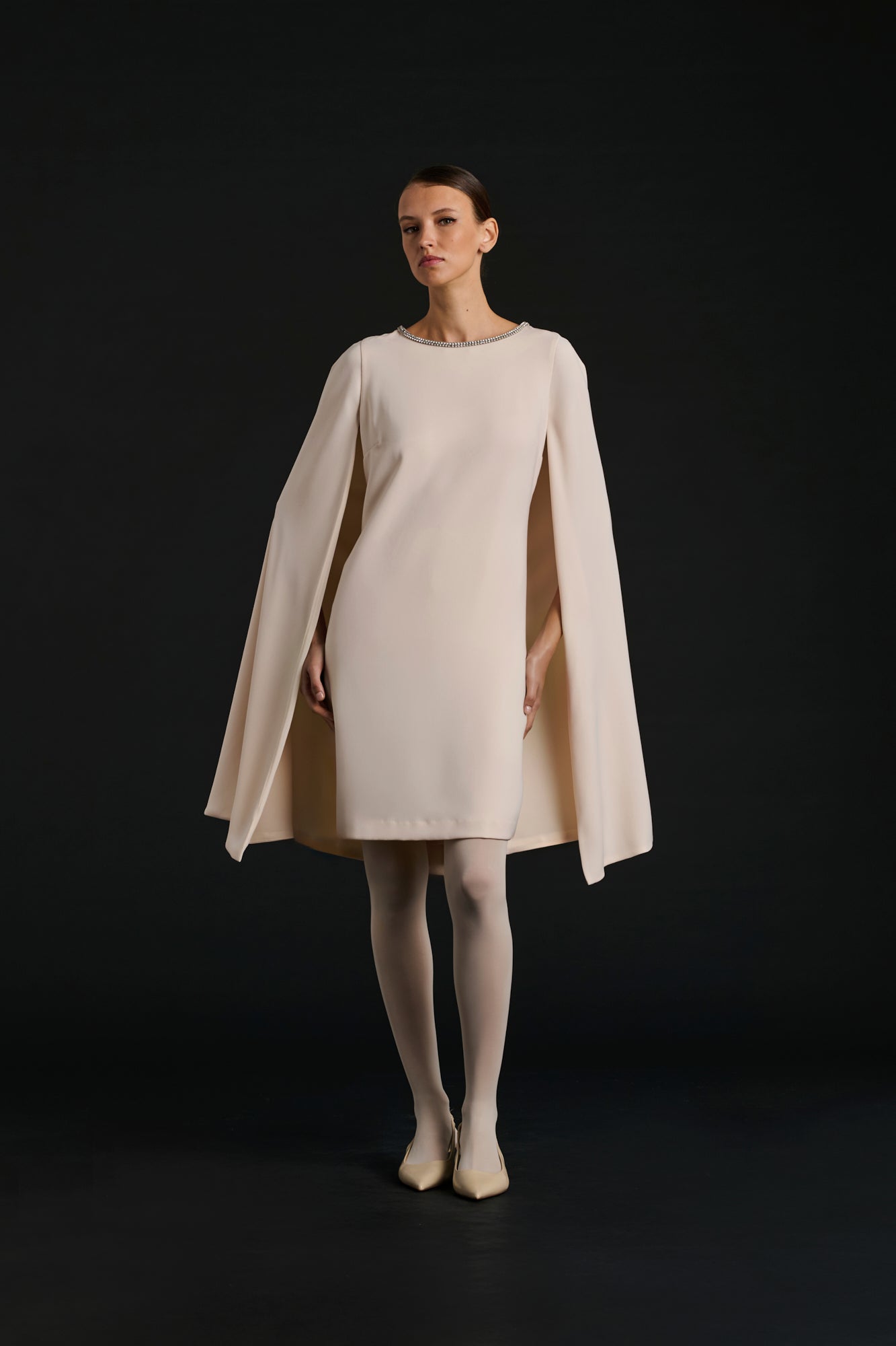 Cocktail cape dress
