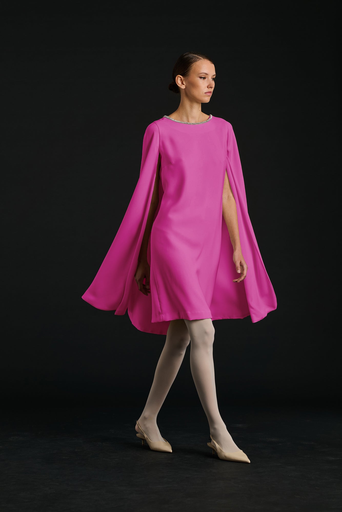 Cocktail cape dress