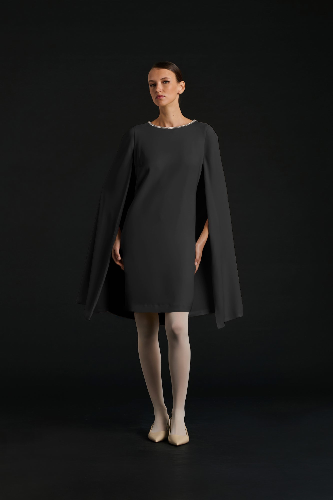 Cocktail cape dress