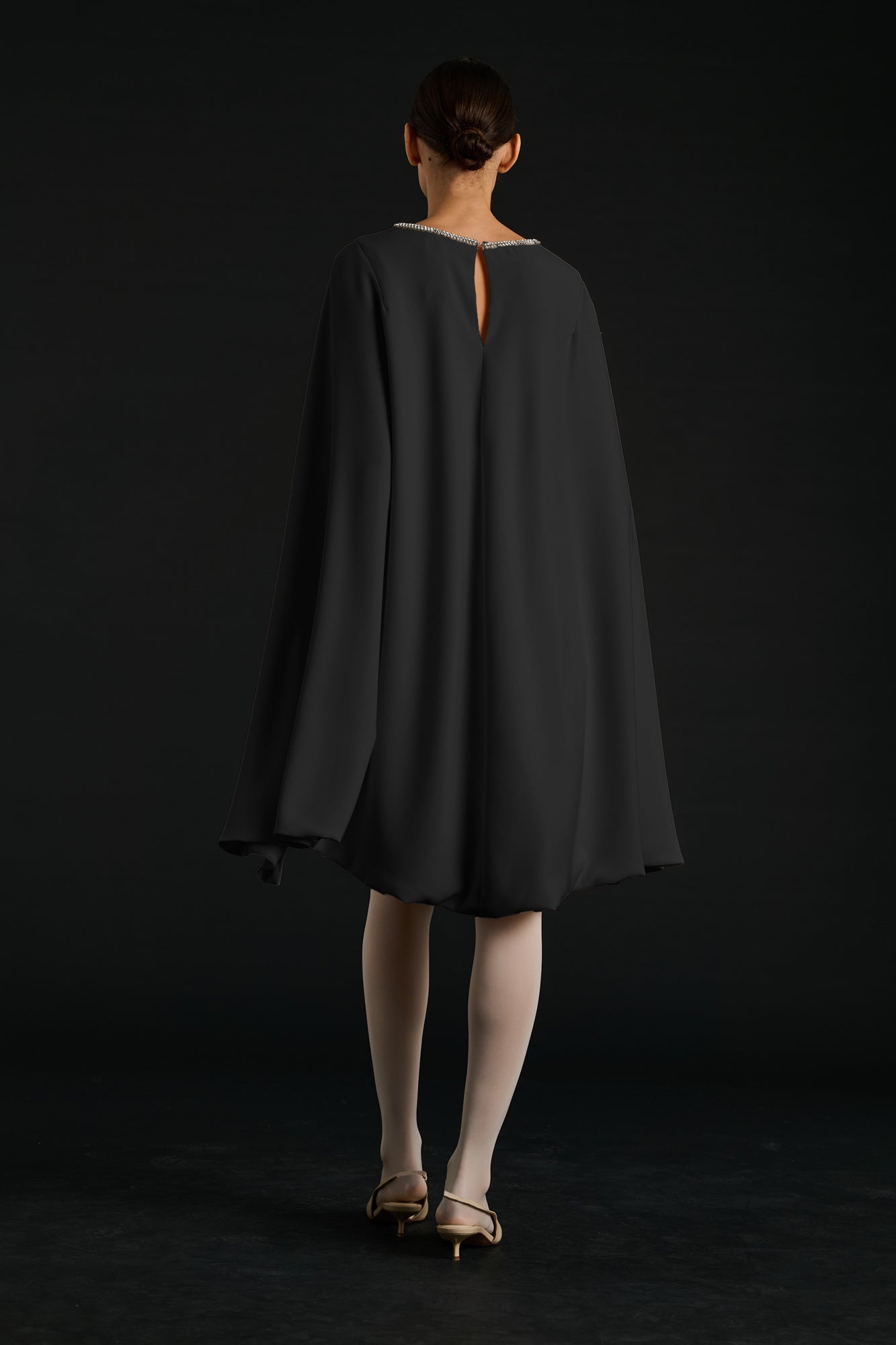 Cocktail cape dress