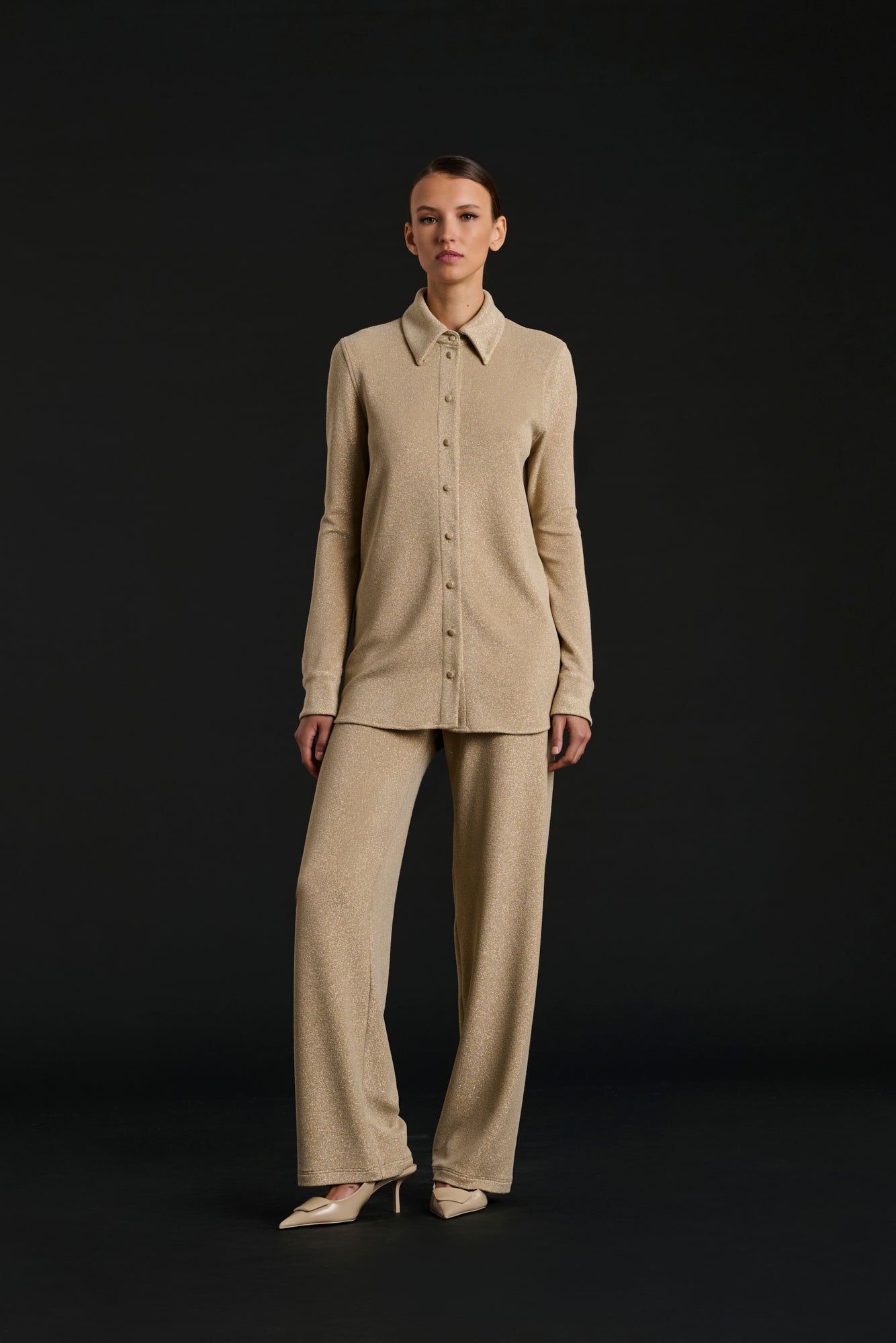 Chemise en jersey irisé