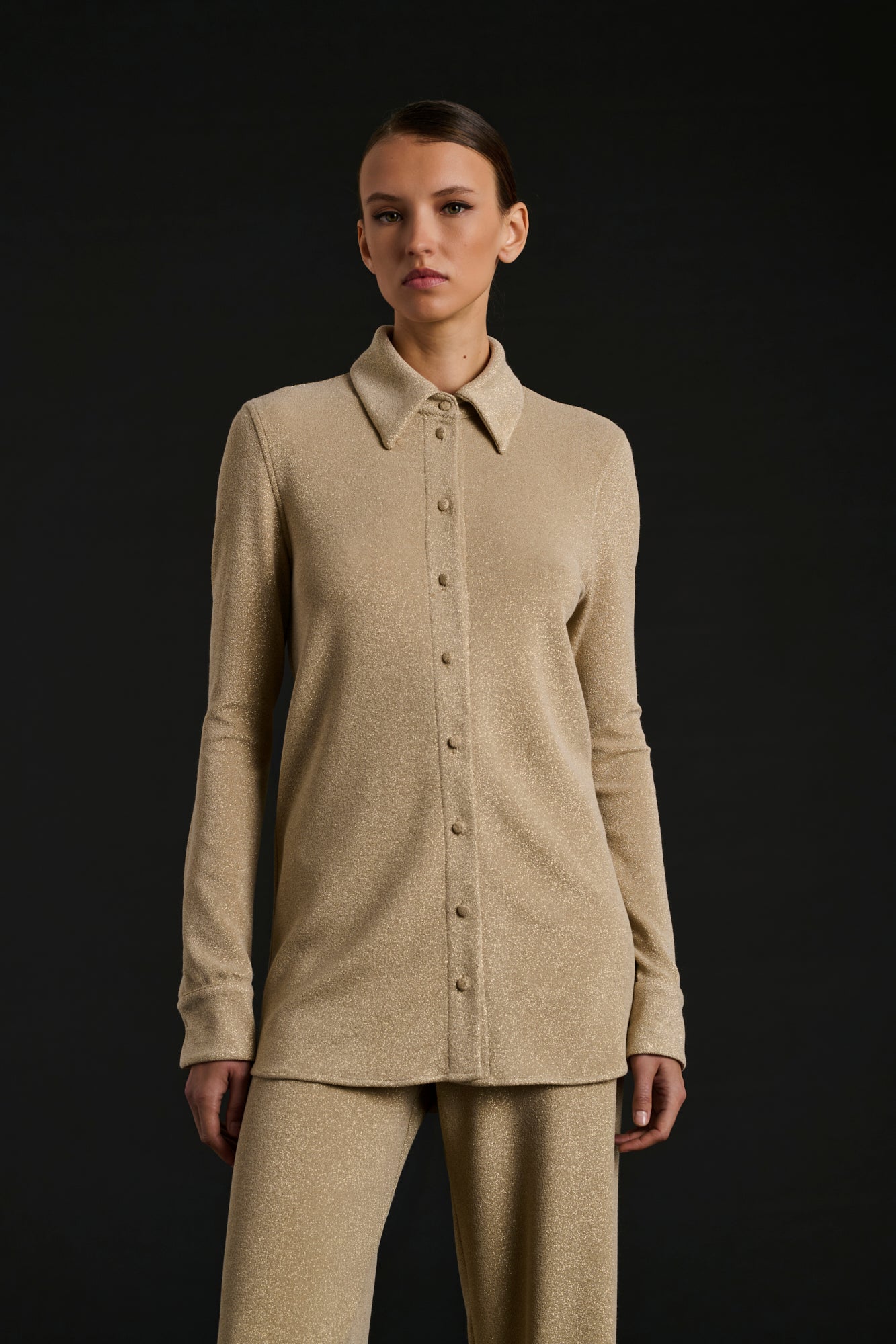 Chemise en jersey irisé