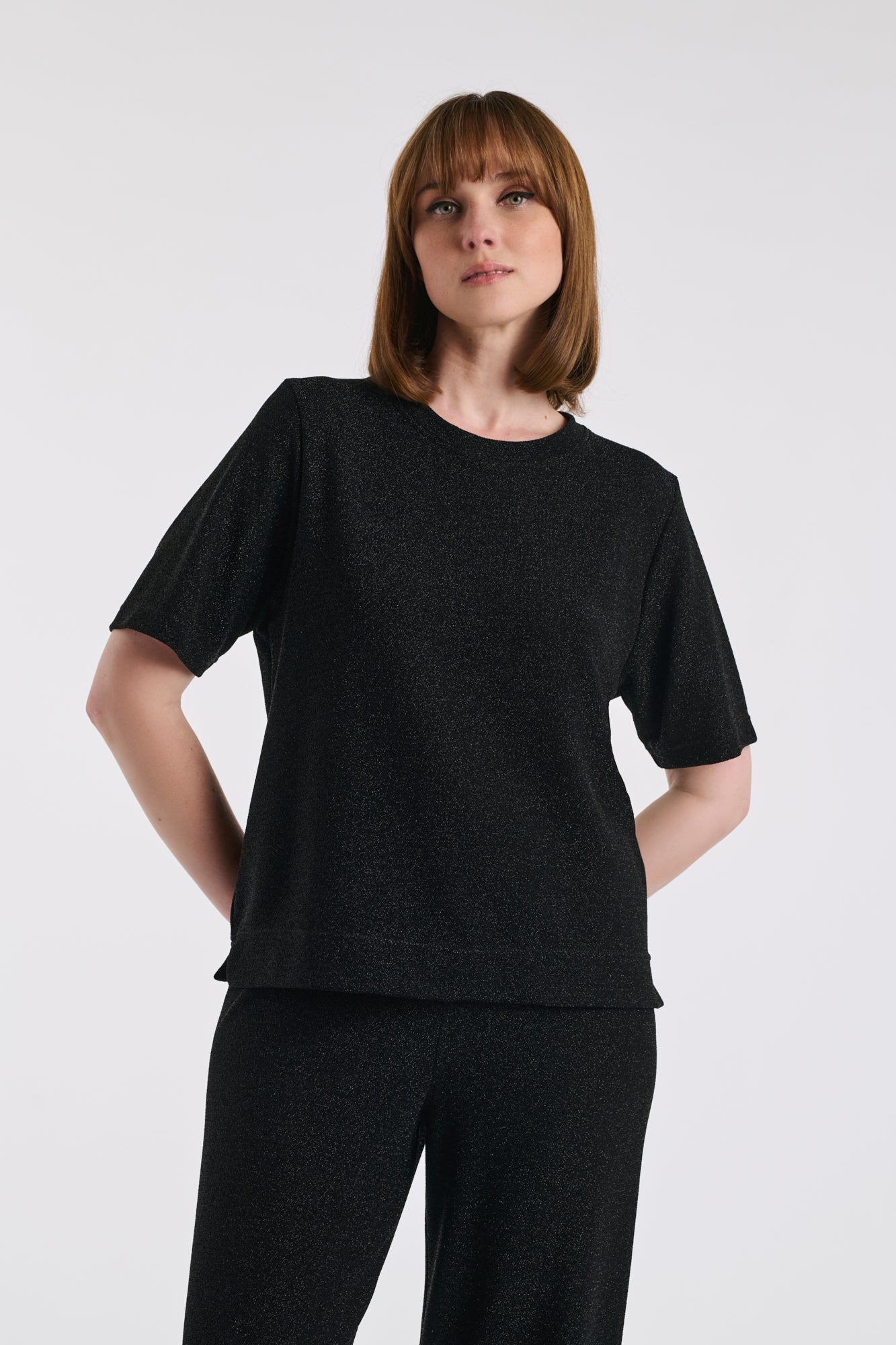 T-shirt en jersey lurex