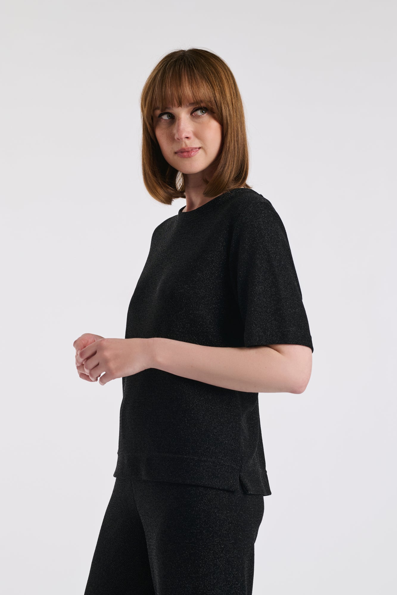 Lurex jersey T-shirt