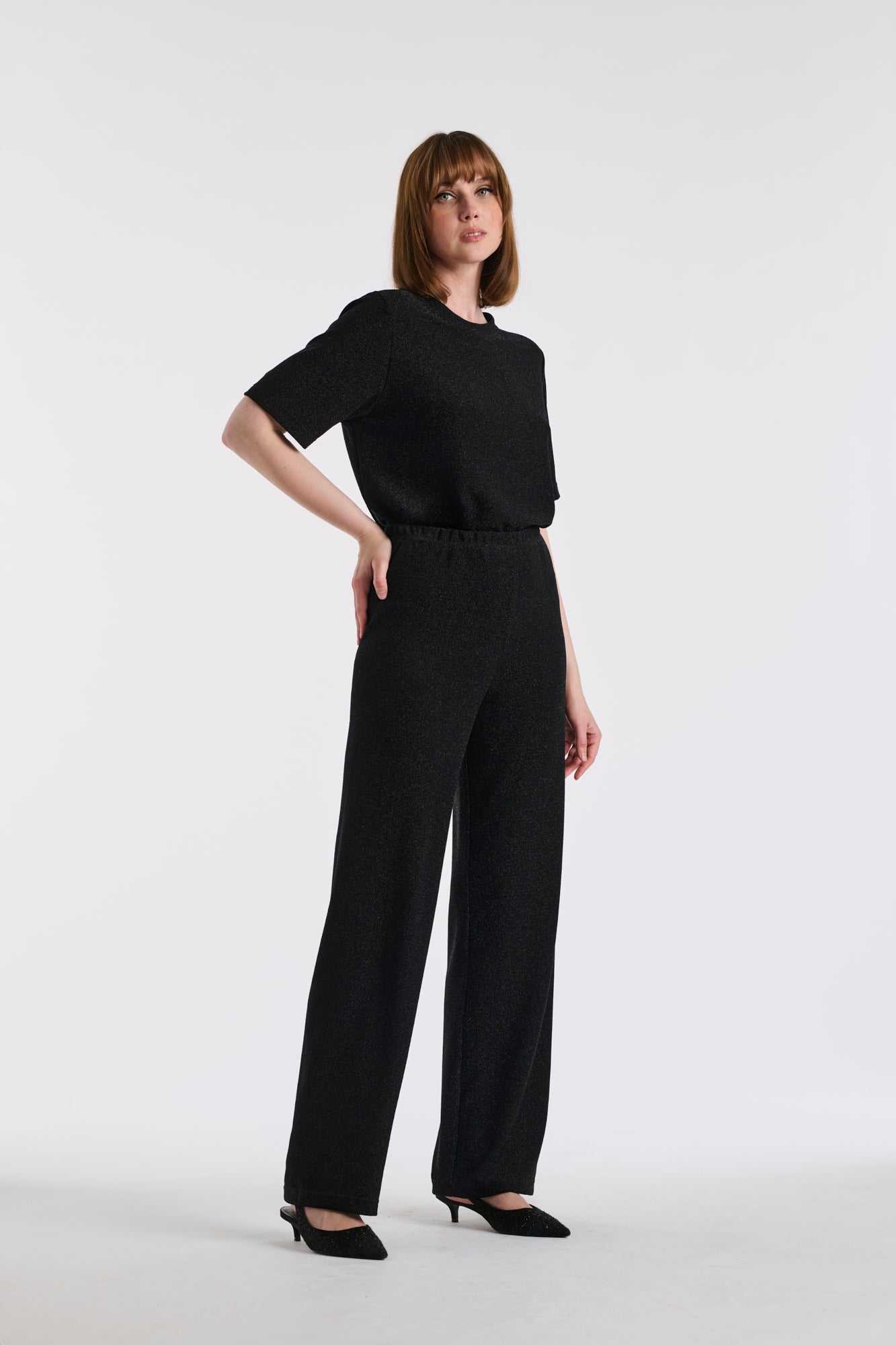 Lurex jersey T-shirt