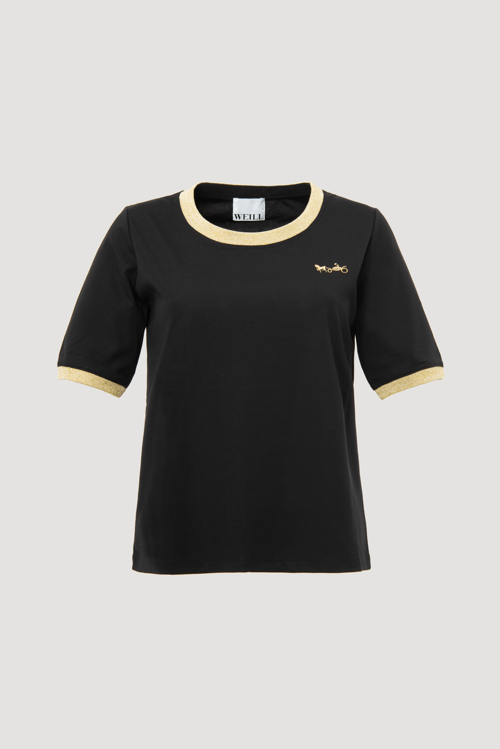 T-shirt logo irisé