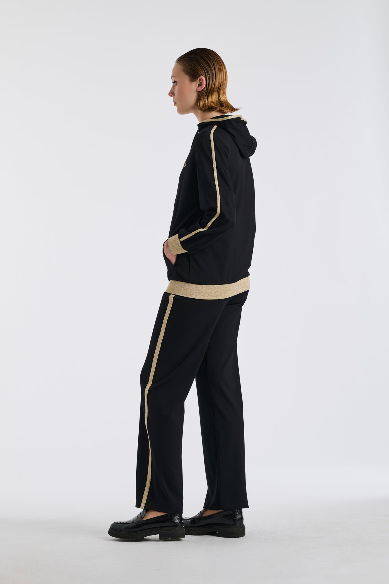 Sweat shirt à capuche en jersey Milano