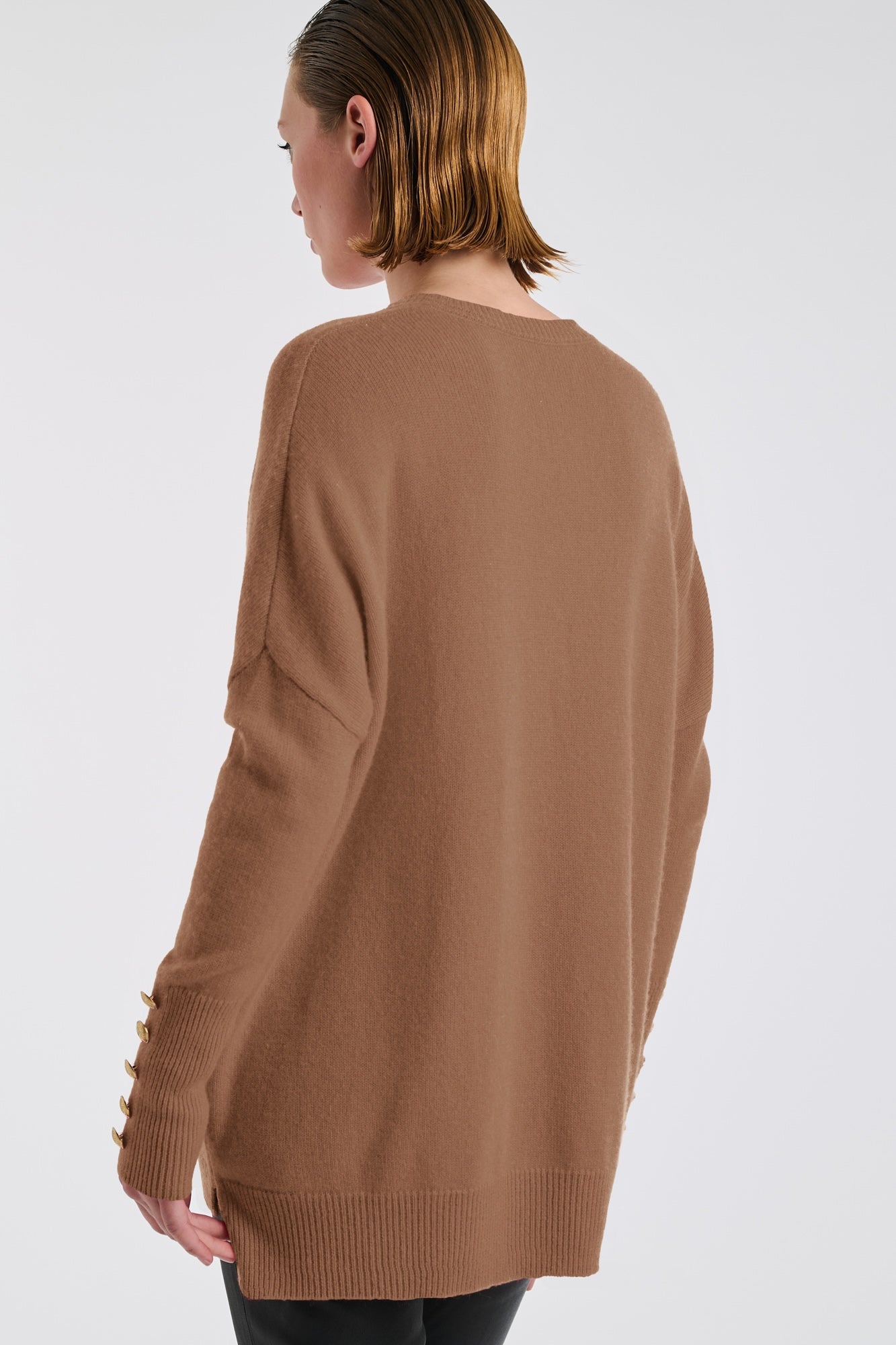 Cashmere blend V-neck jumper