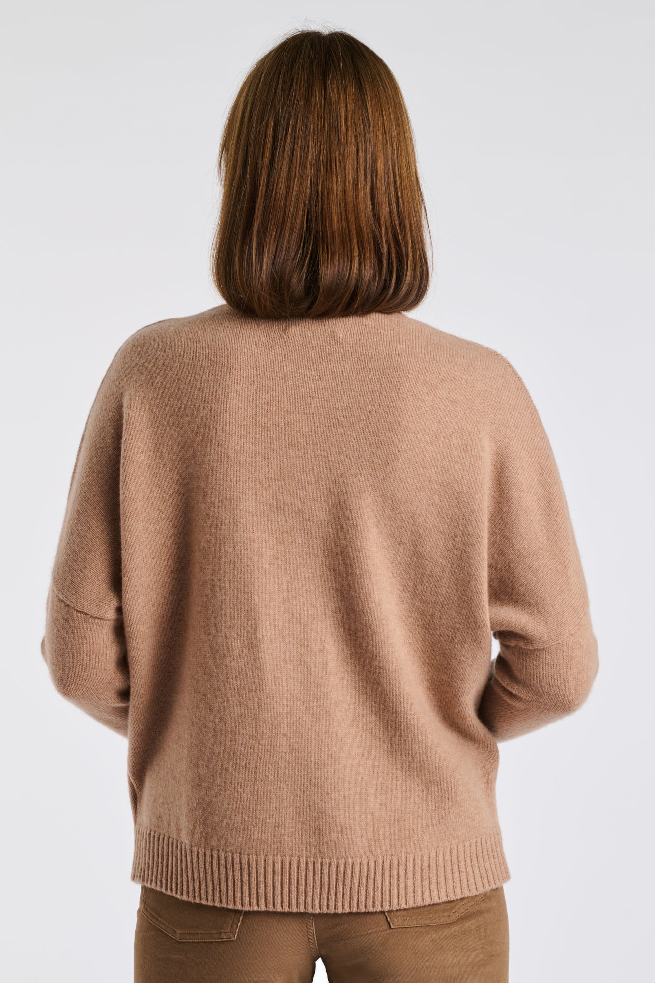 Pull en cachemire à logo strass