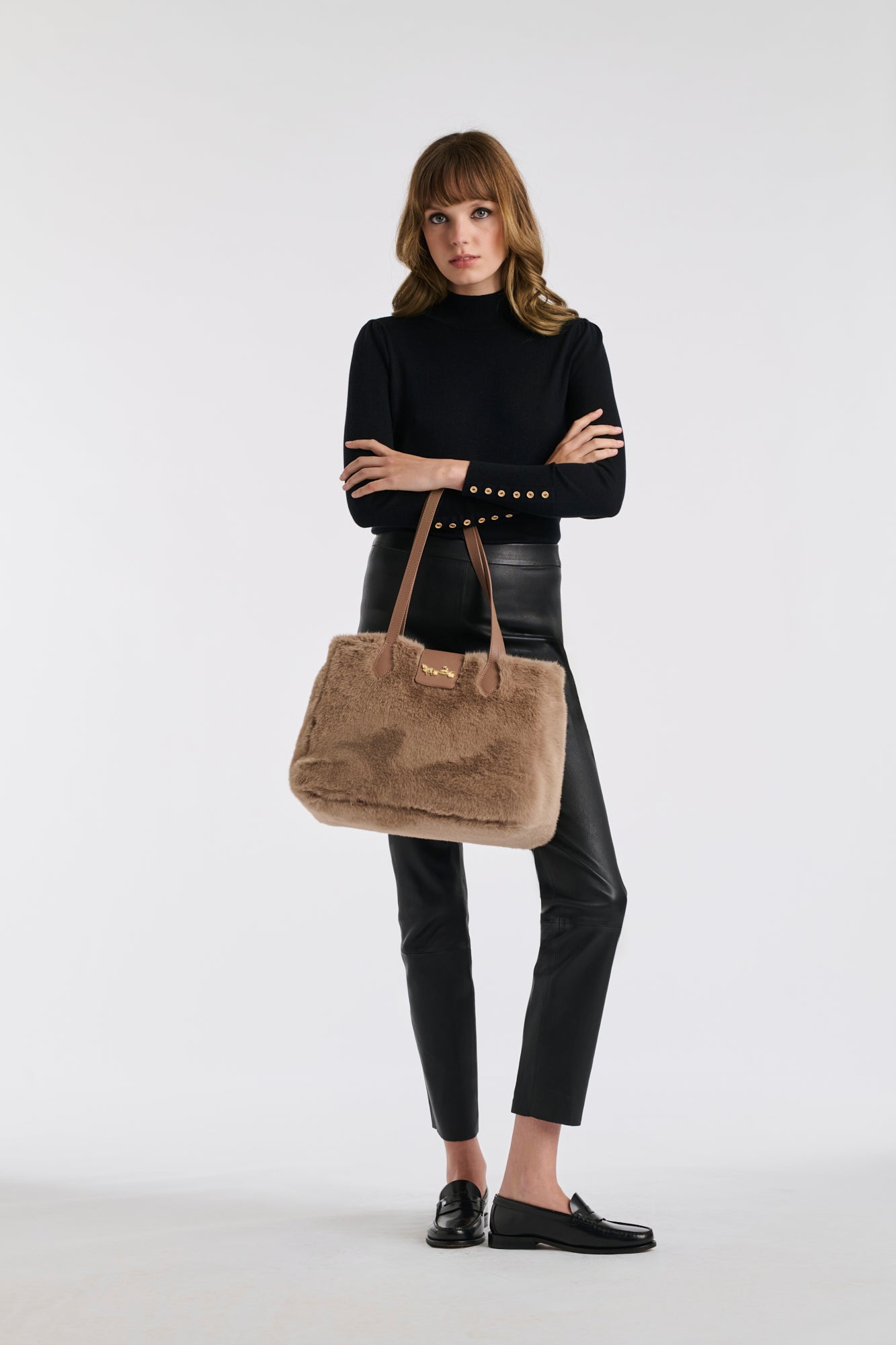 Cabas Alizée en eco-fourrure