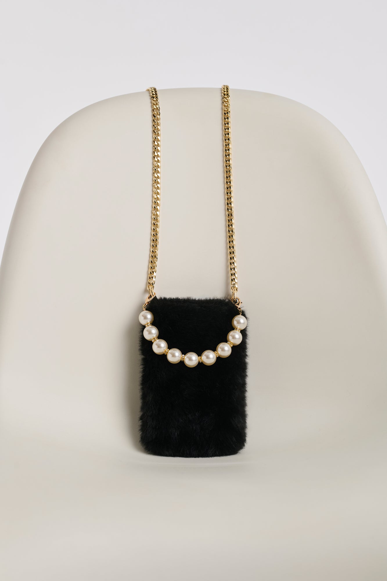 Pochette Aurore en eco-fourrure