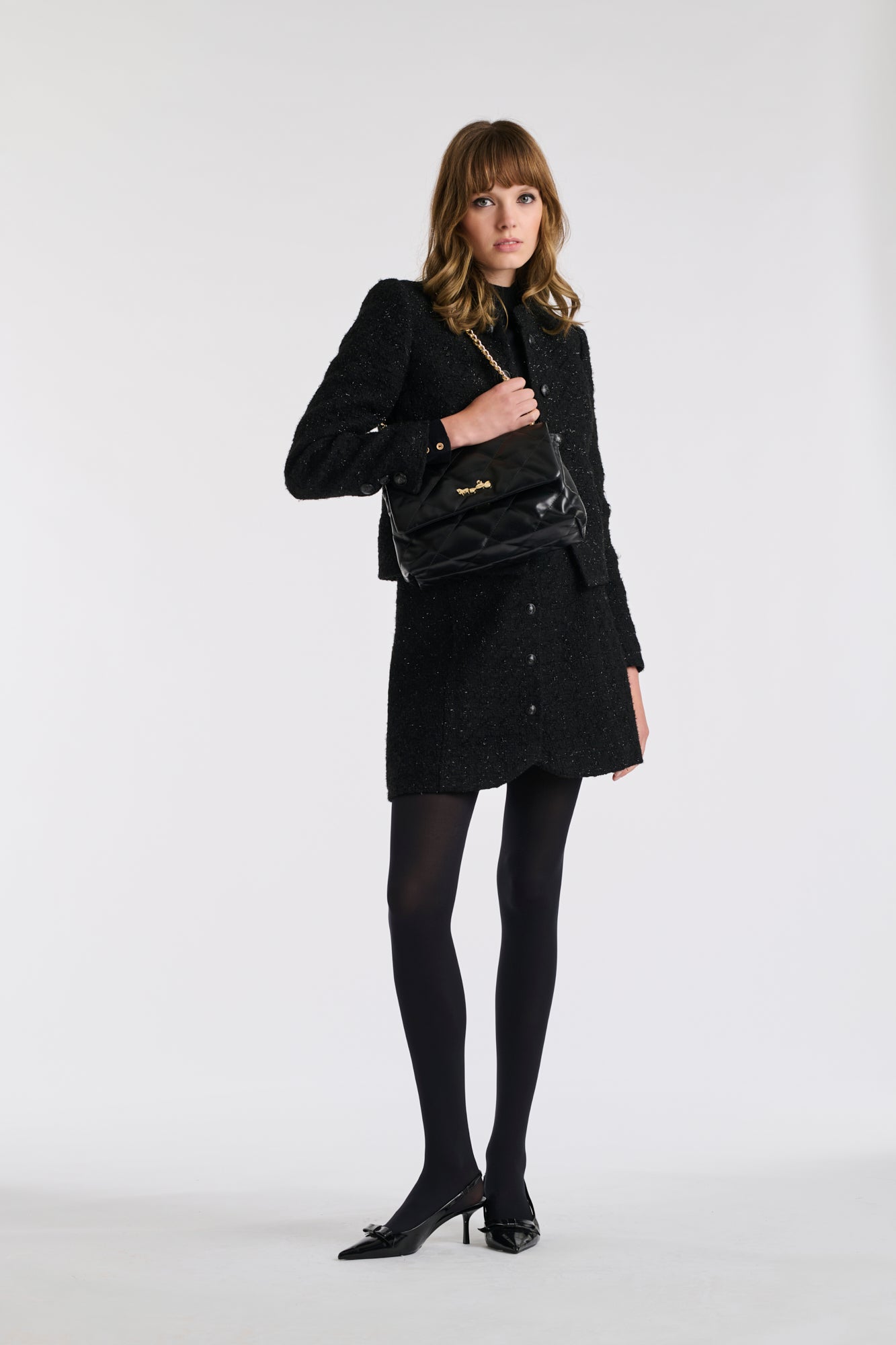 Sac Romy en cuir matelassé