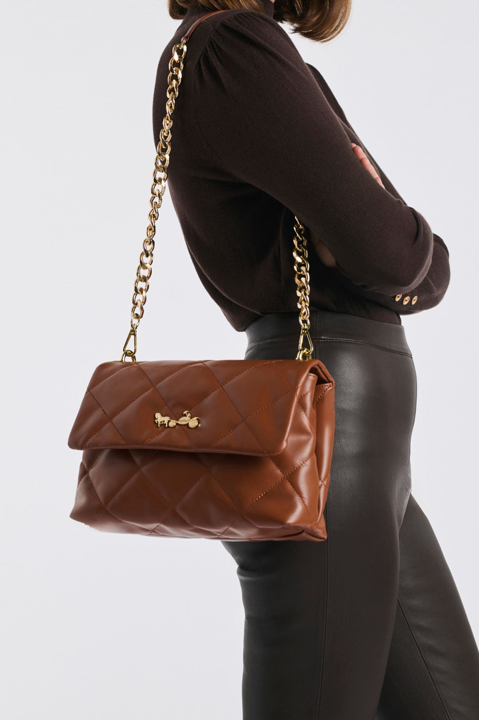 Romy quilted leather bag