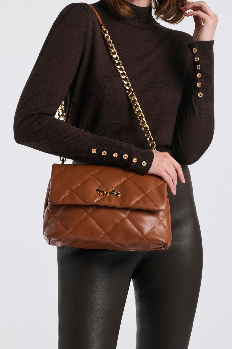 Romy quilted leather bag