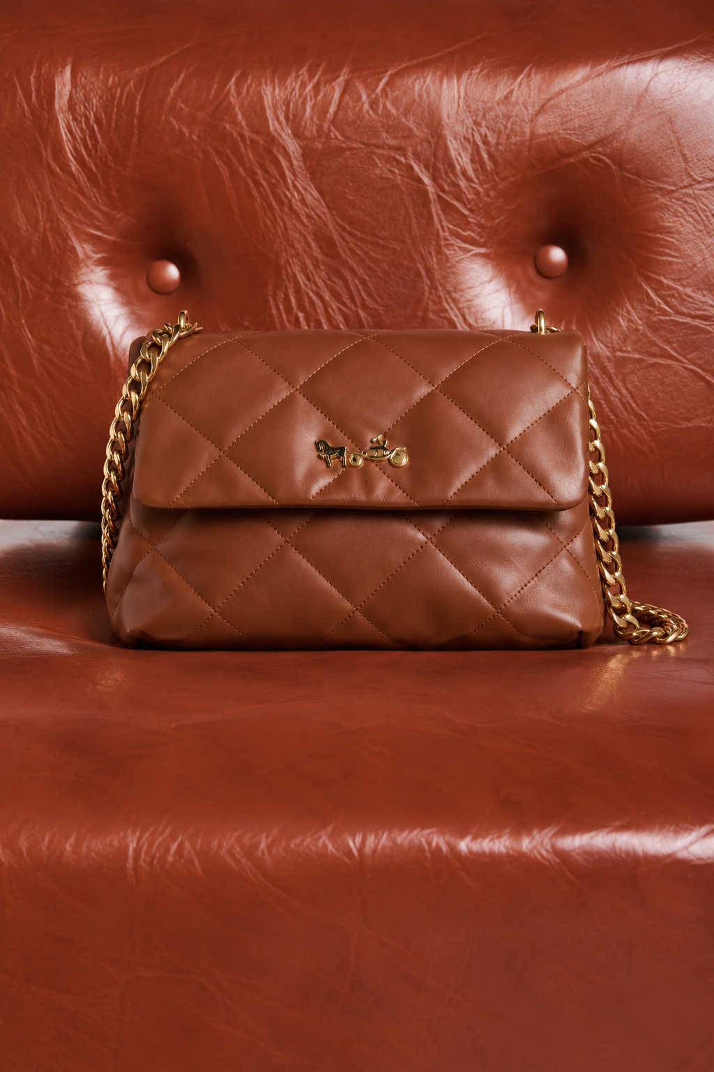 Romy quilted leather bag