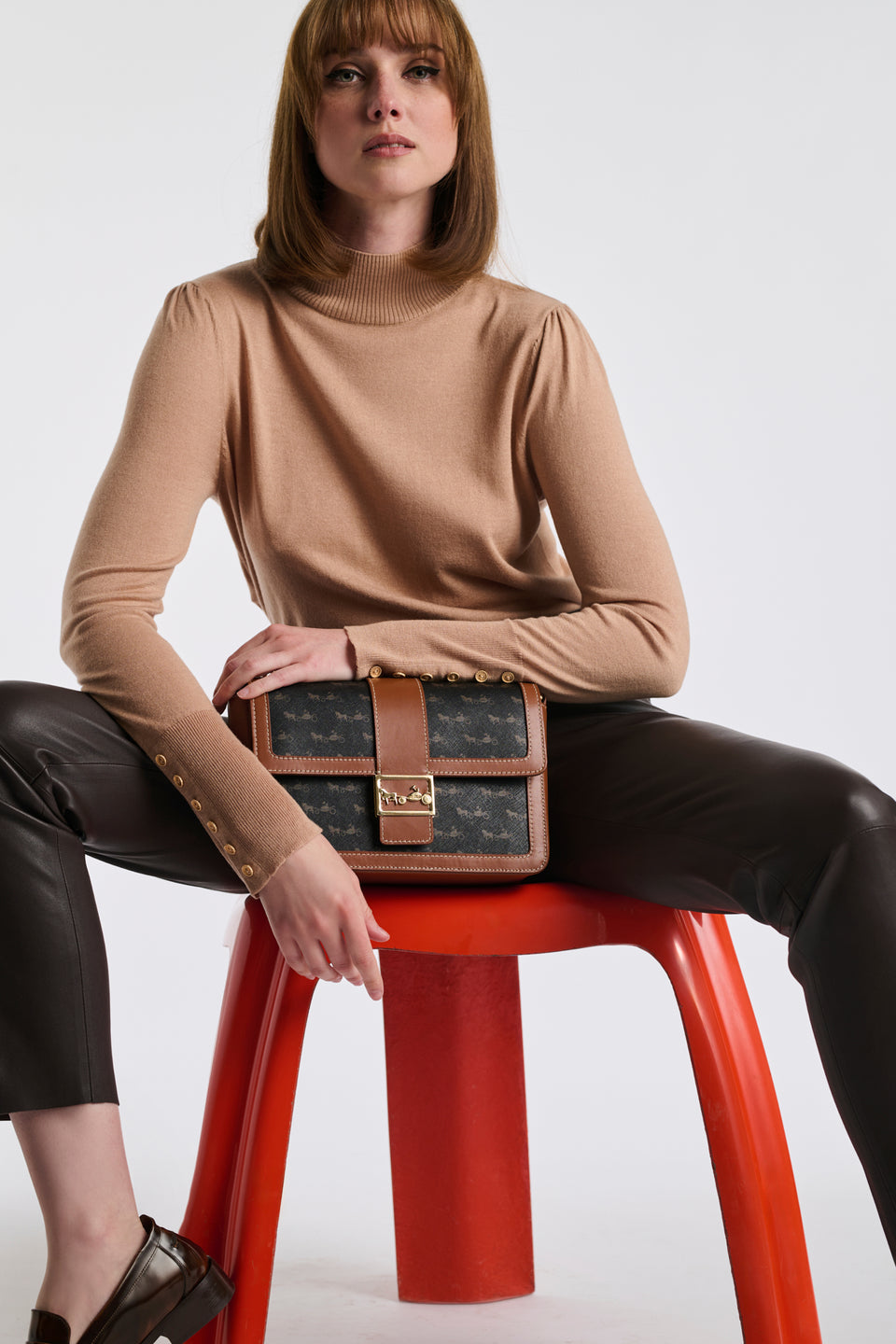 Sac Mac Mahon en cuir et toile
