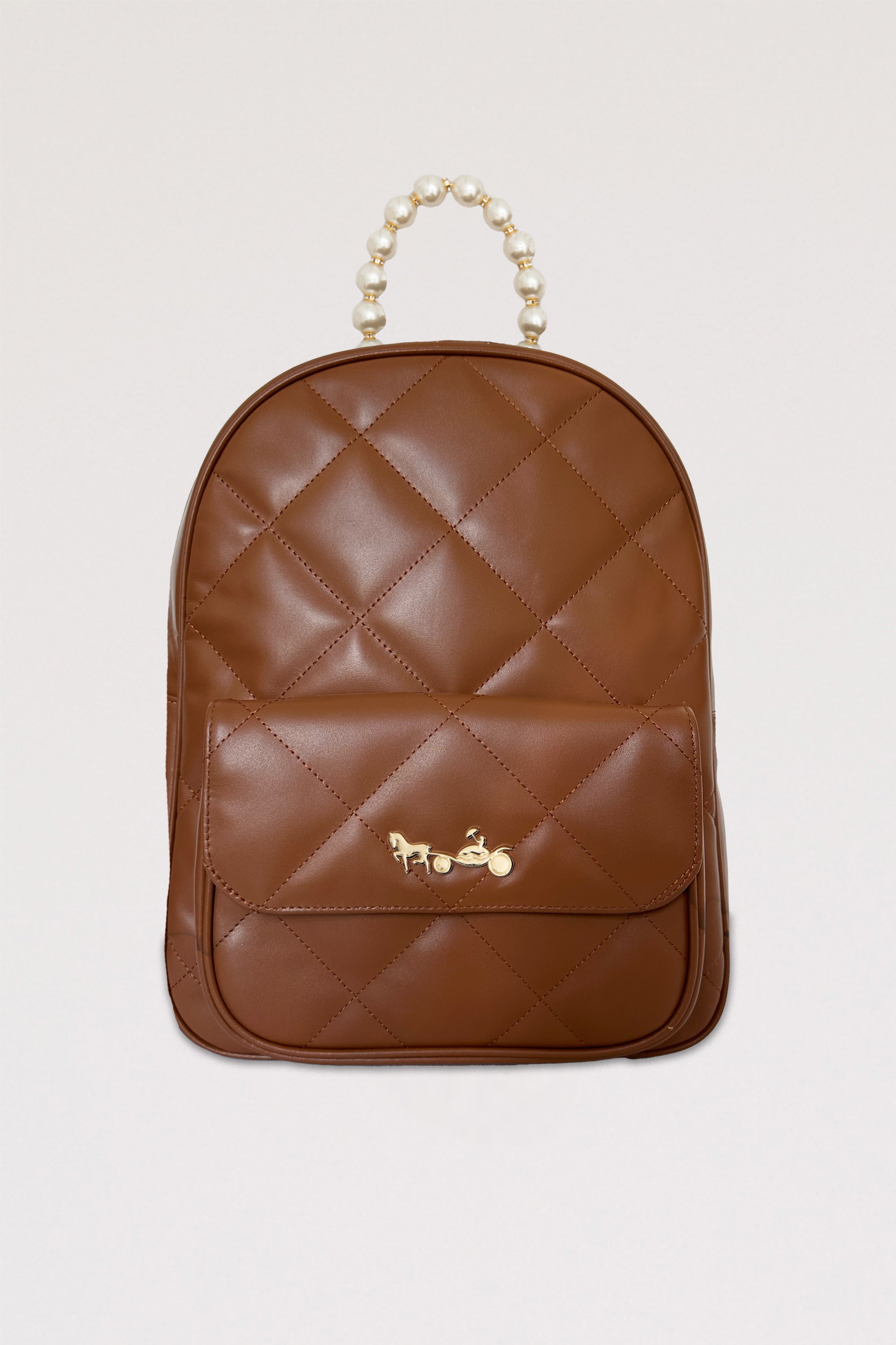 Sac à dos Léa en cuir matelassé