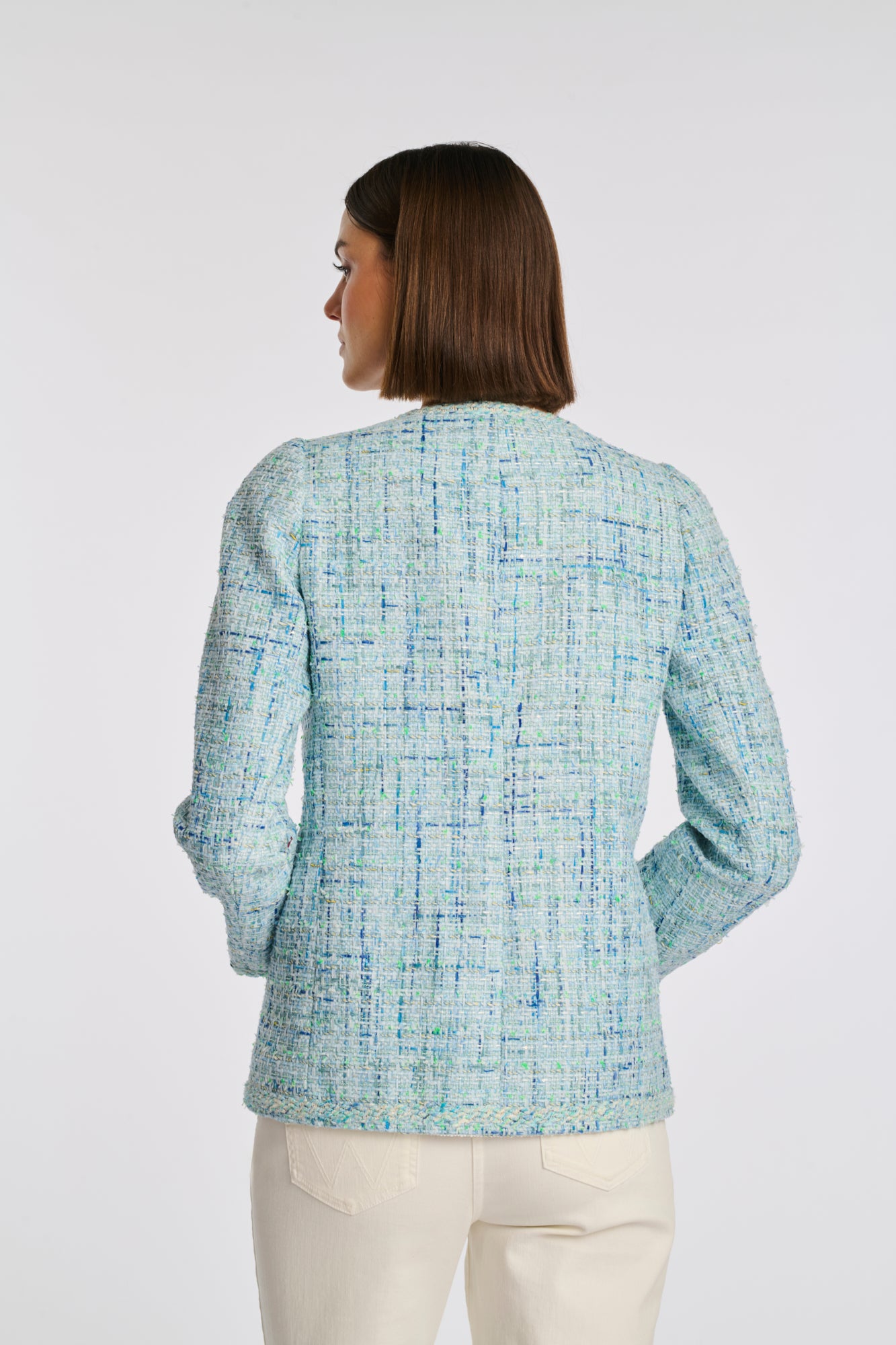 Veste en tweed fantaisie