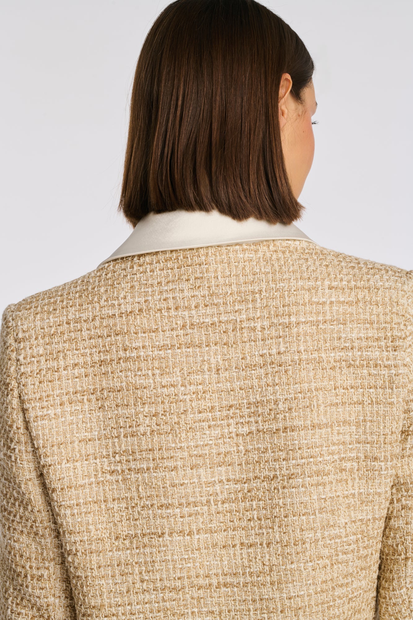 Veste chemise en tweed
