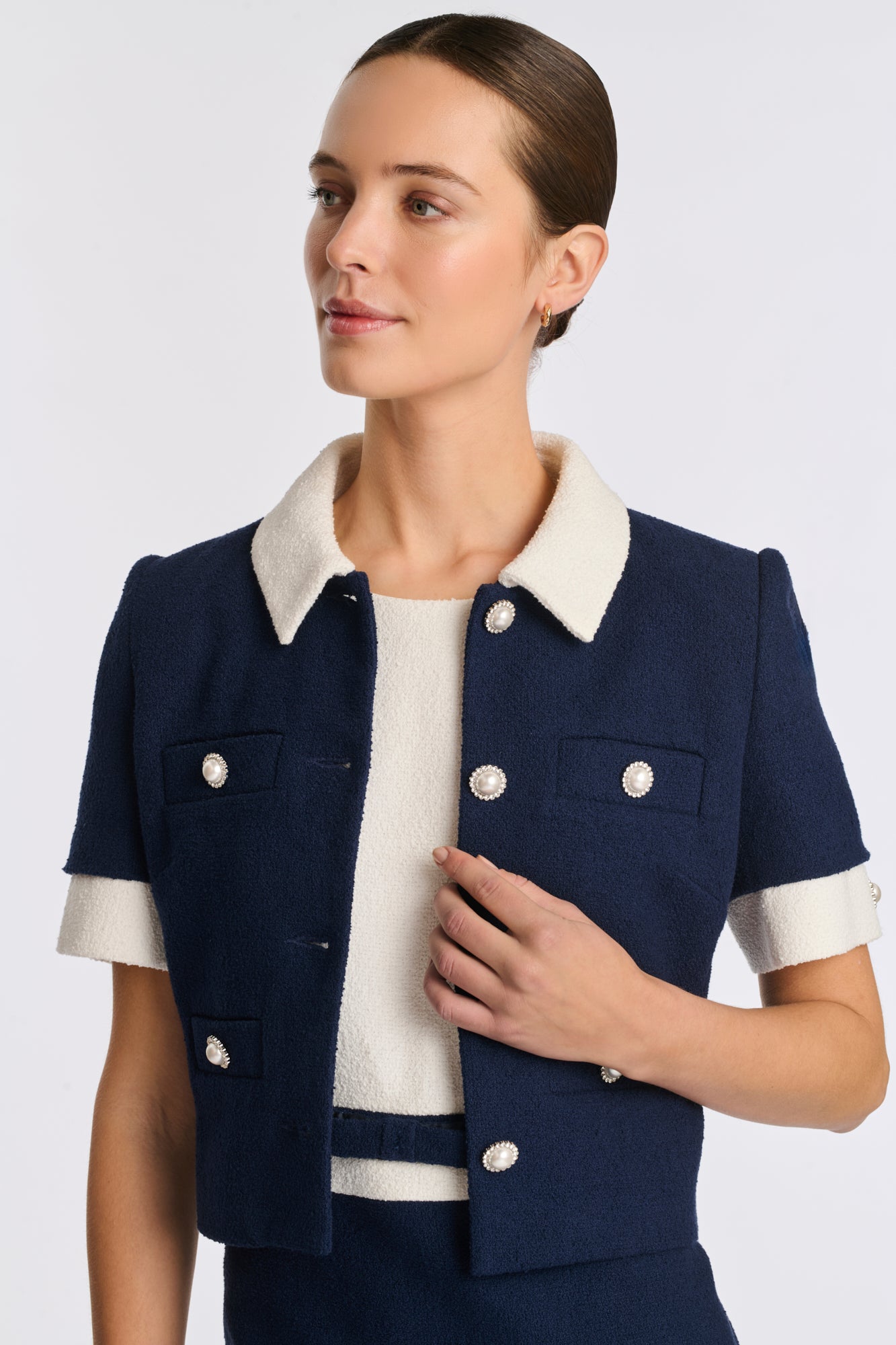 Veste en bouclette de coton