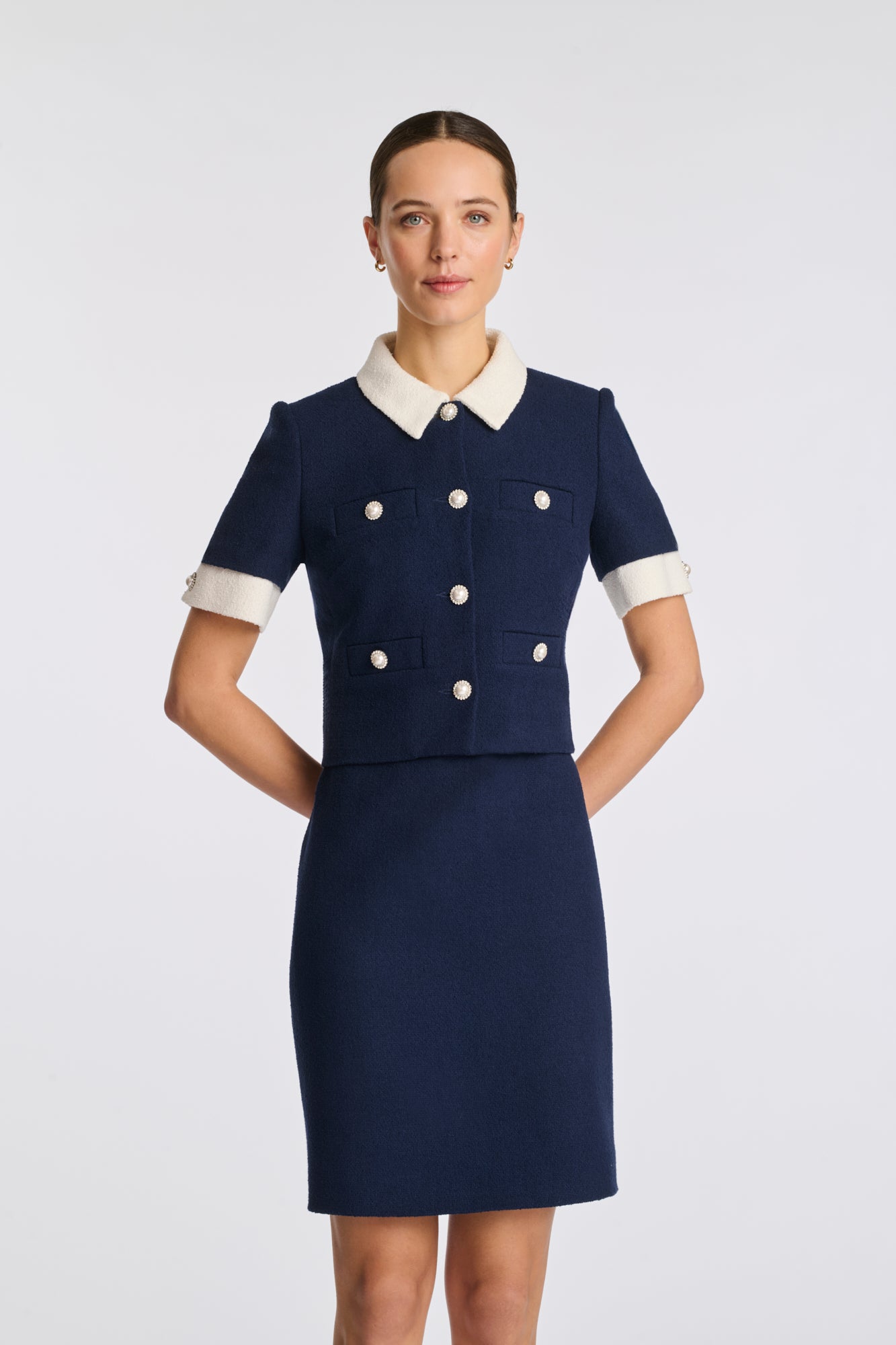 Veste en bouclette de coton