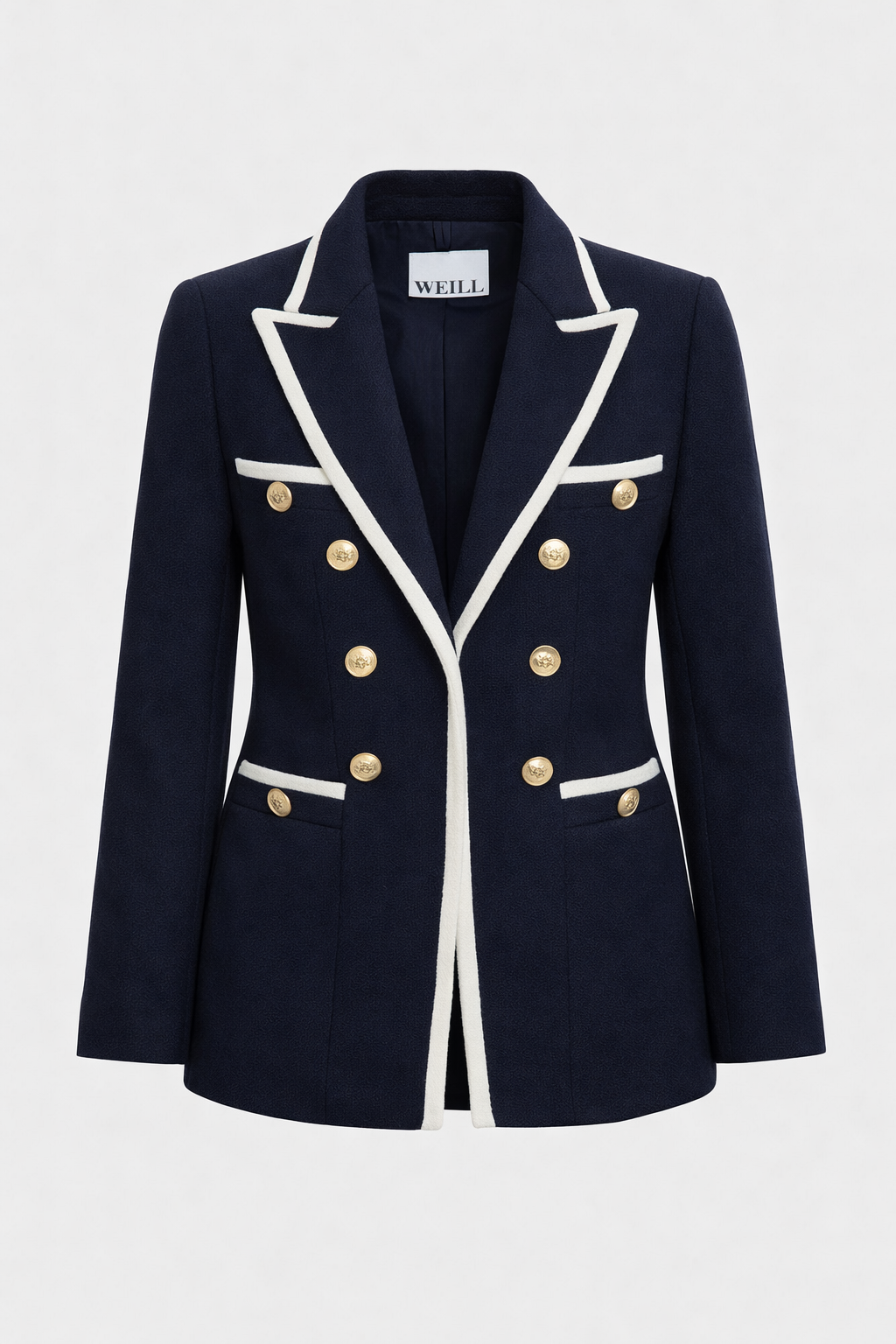 Blazer en bouclette de coton
