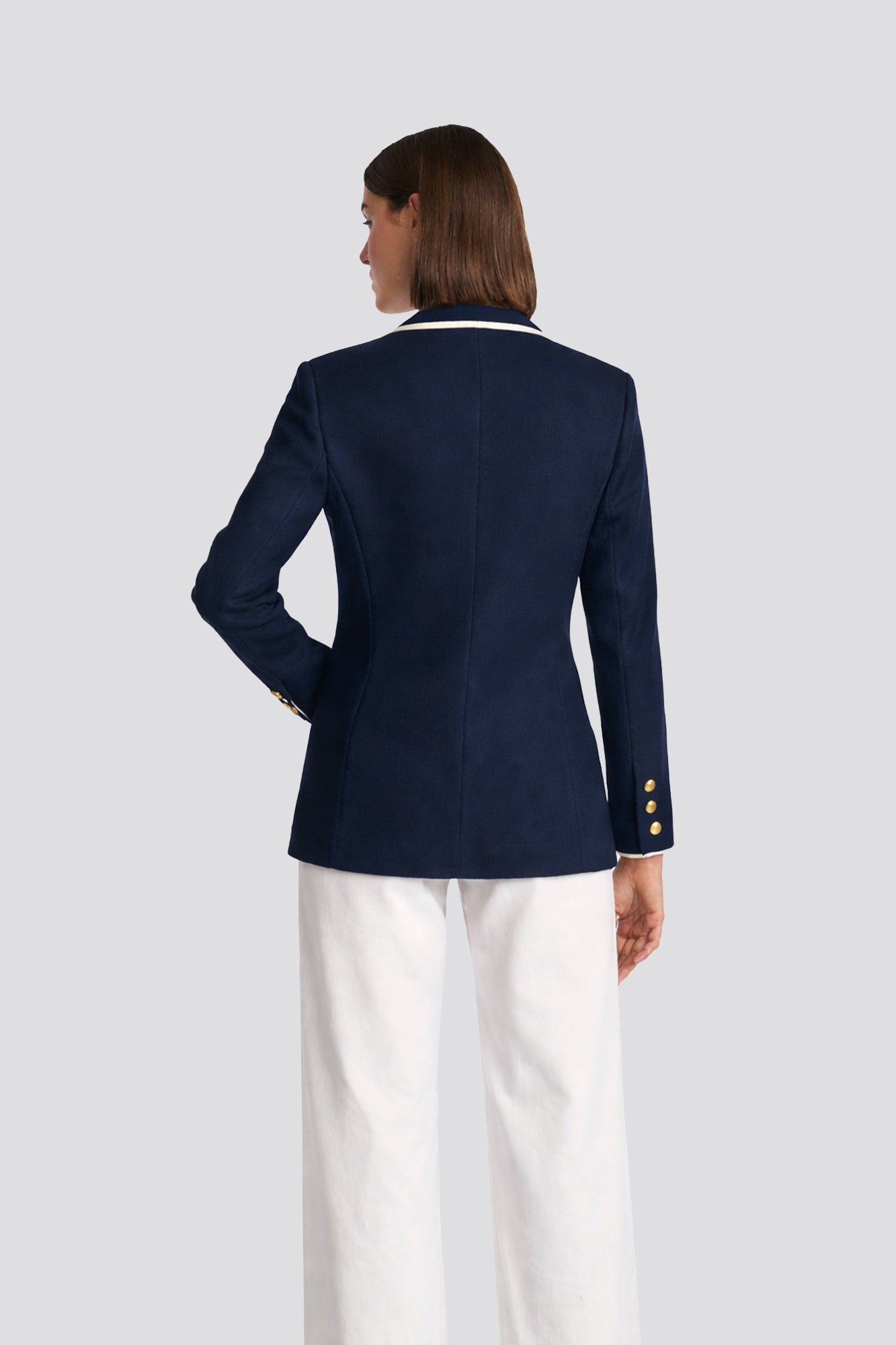 Blazer en bouclette de coton