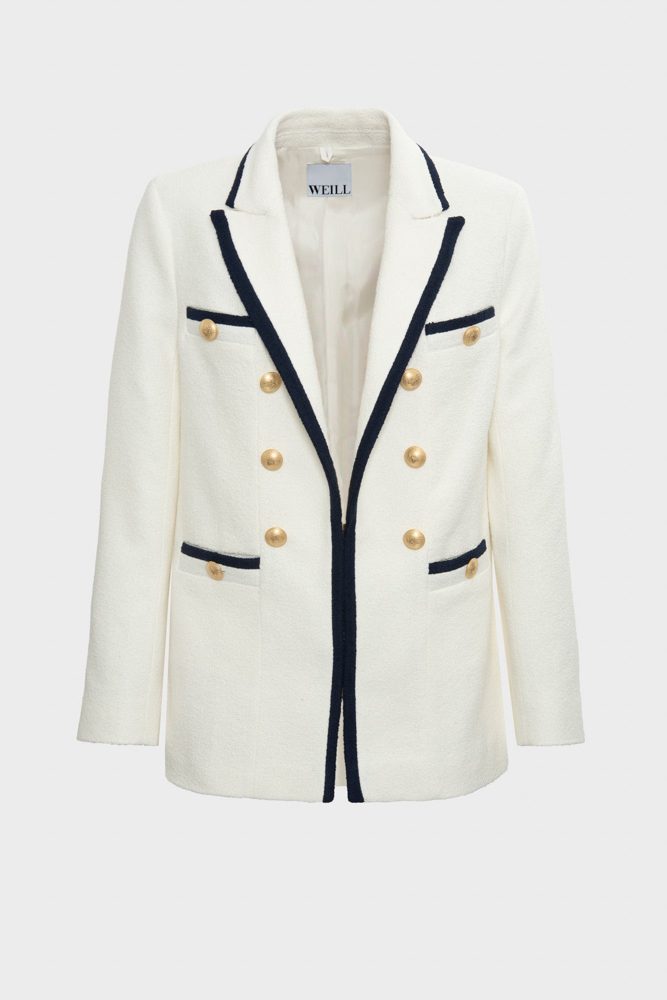 Blazer en bouclette de coton