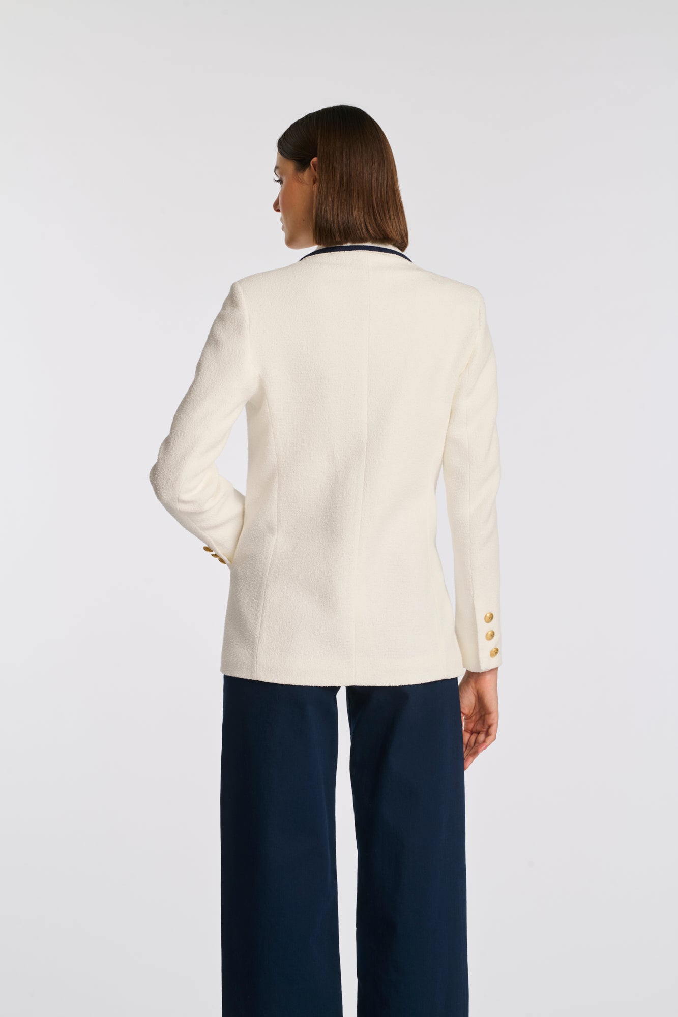 Blazer en bouclette de coton